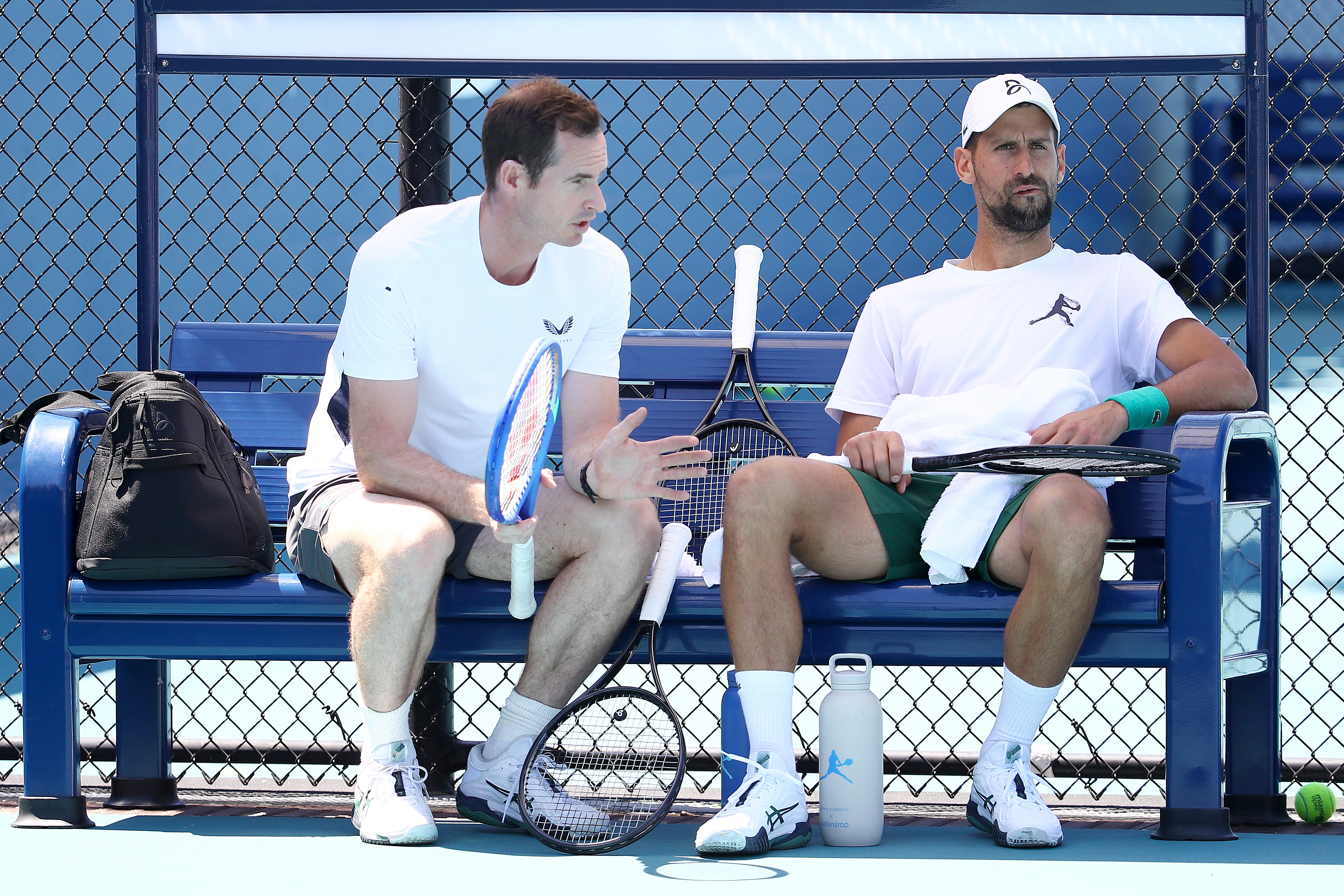 Novak Djokovic and Andy Murray
