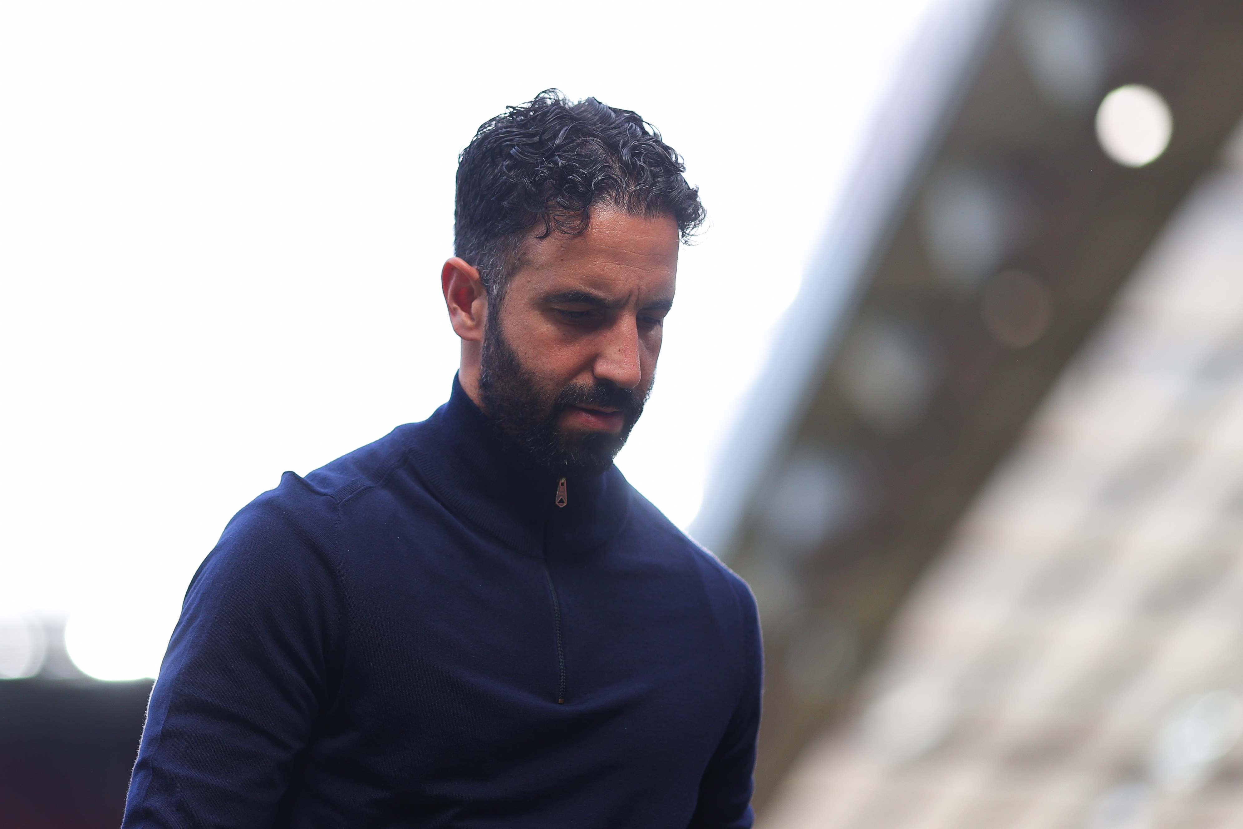 Ruben Amorin reacts.