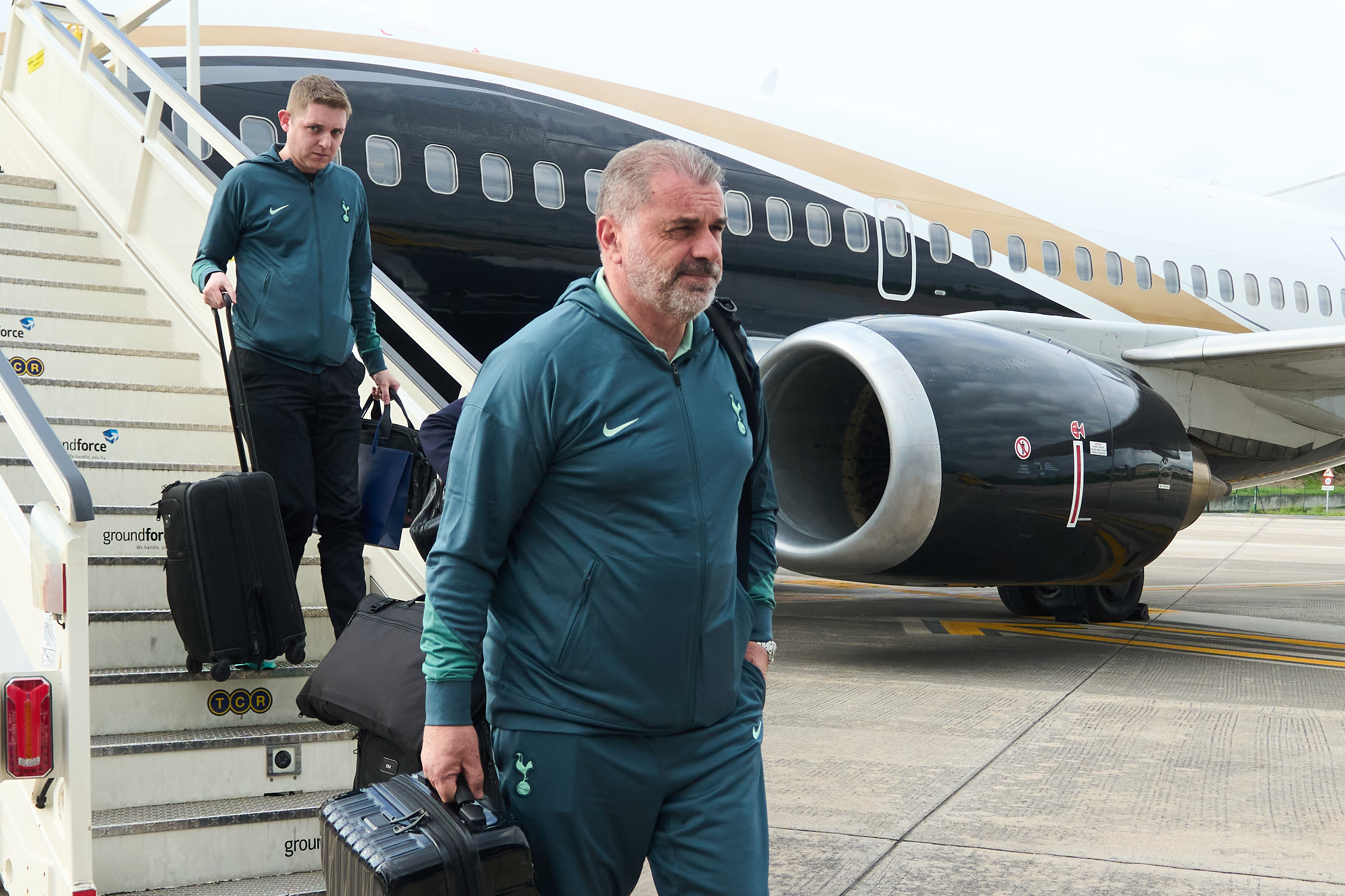 Ange Postecoglou reacts.