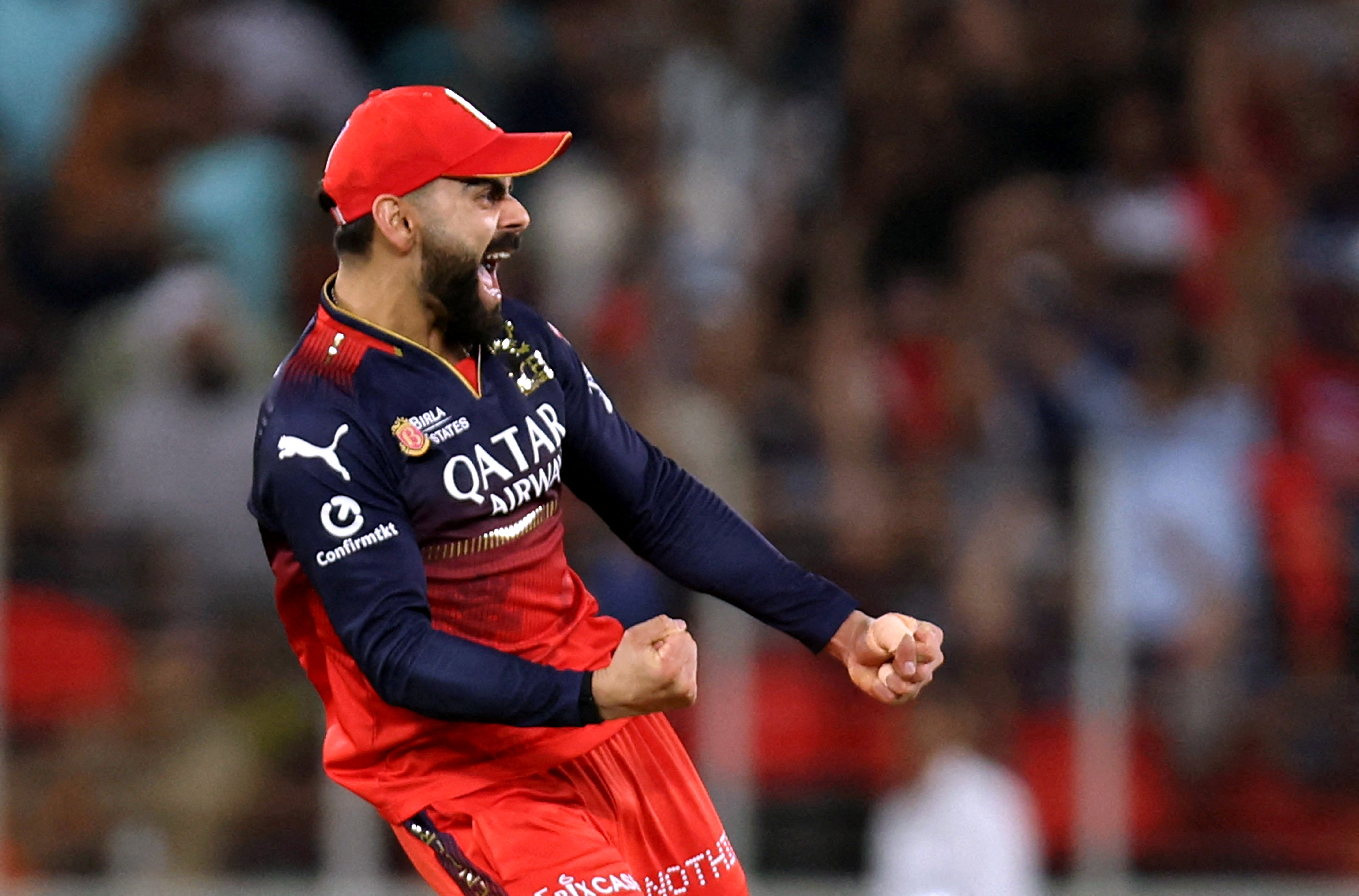 Indian Premier League - IPL - Final - Royal Challengers Bengaluru v Punjab Kings - Narendra Modi Stadium, Ahmedabad, India - June 3, 2025 Royal Challengers Bengaluru's Virat Kohli celebrates the wicket of Punjab Kings' Shreyas Iyer