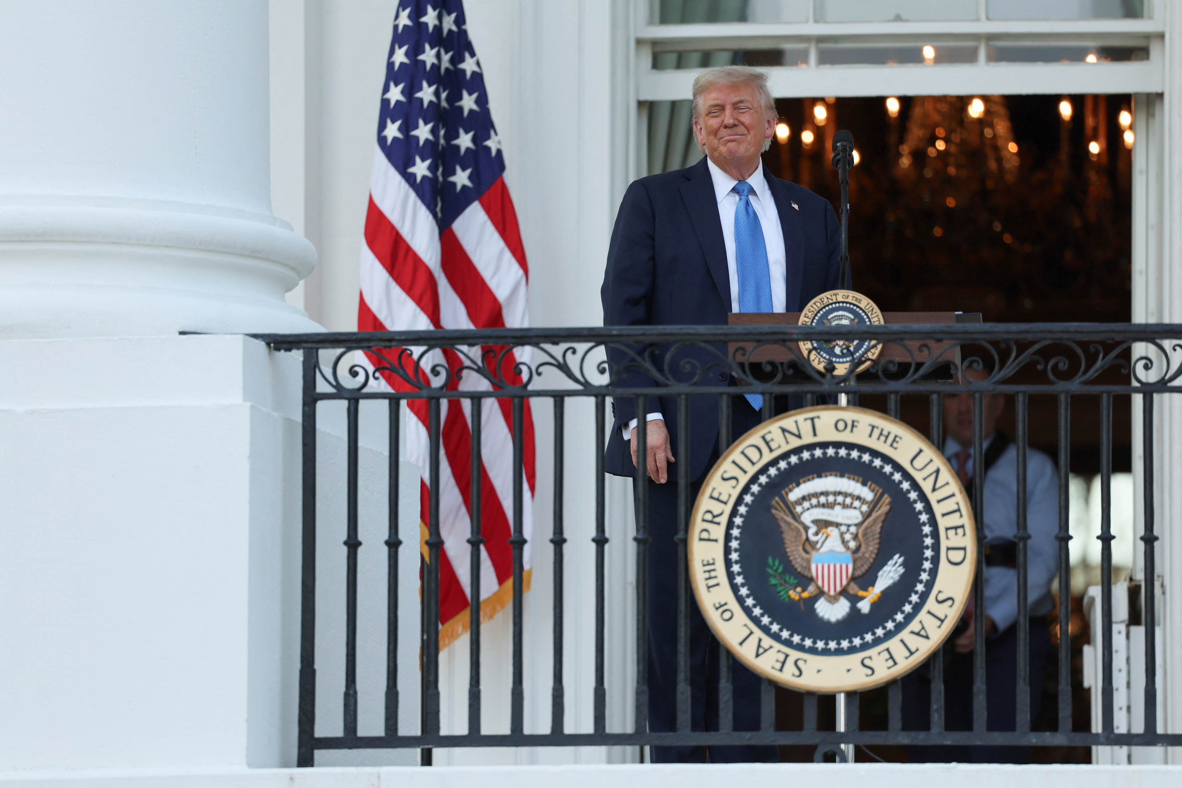 Donald Trump at the White House.