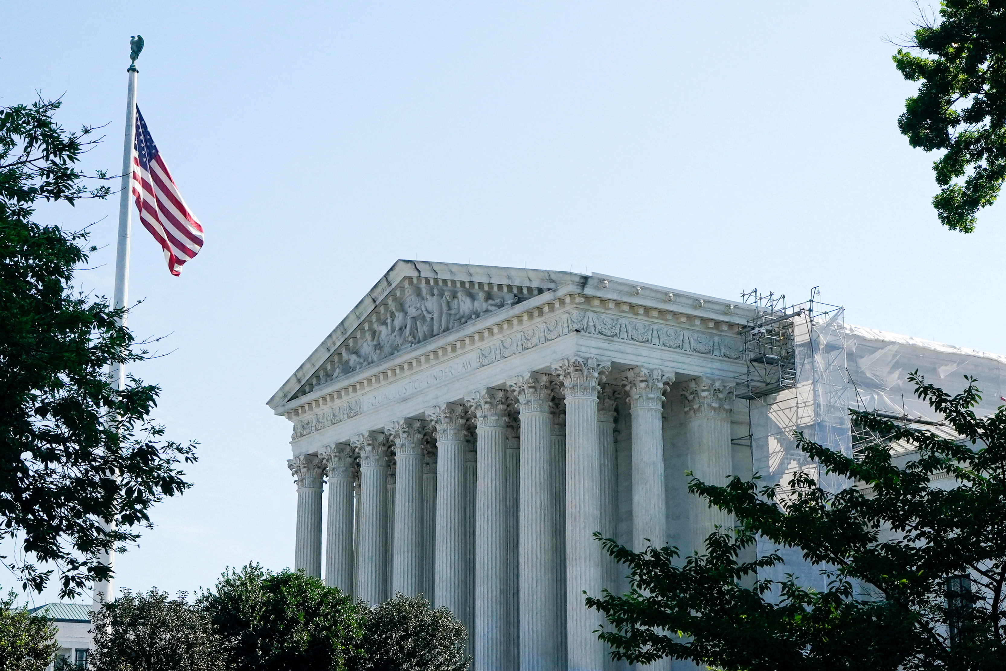 The US Supreme Court building is seen in Washington, US, June 14, 2024. [Reuters/Elizabeth Frantz/File Photo]