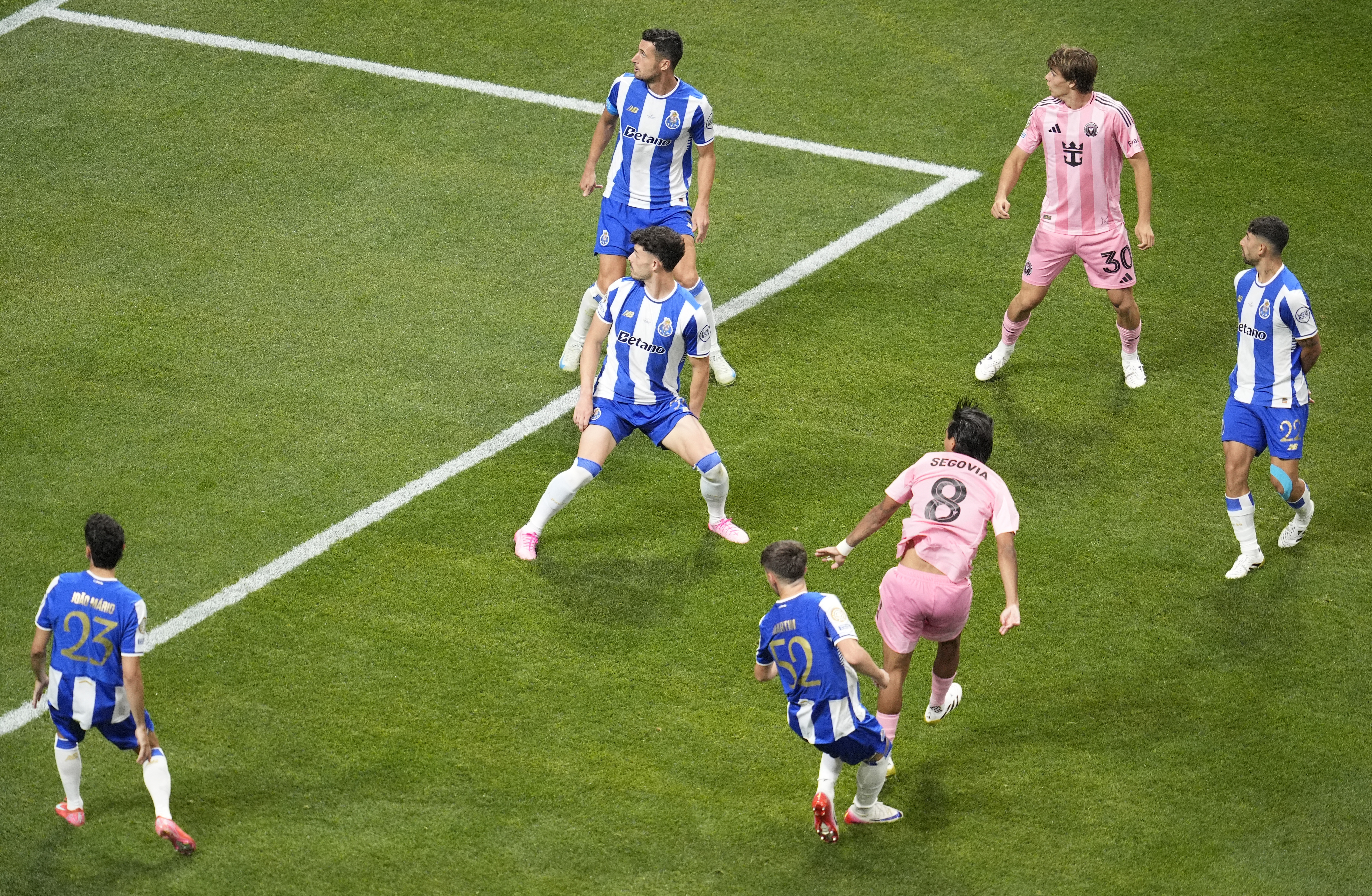 Inter Miami CF's Telasco Segovia scores their first goal