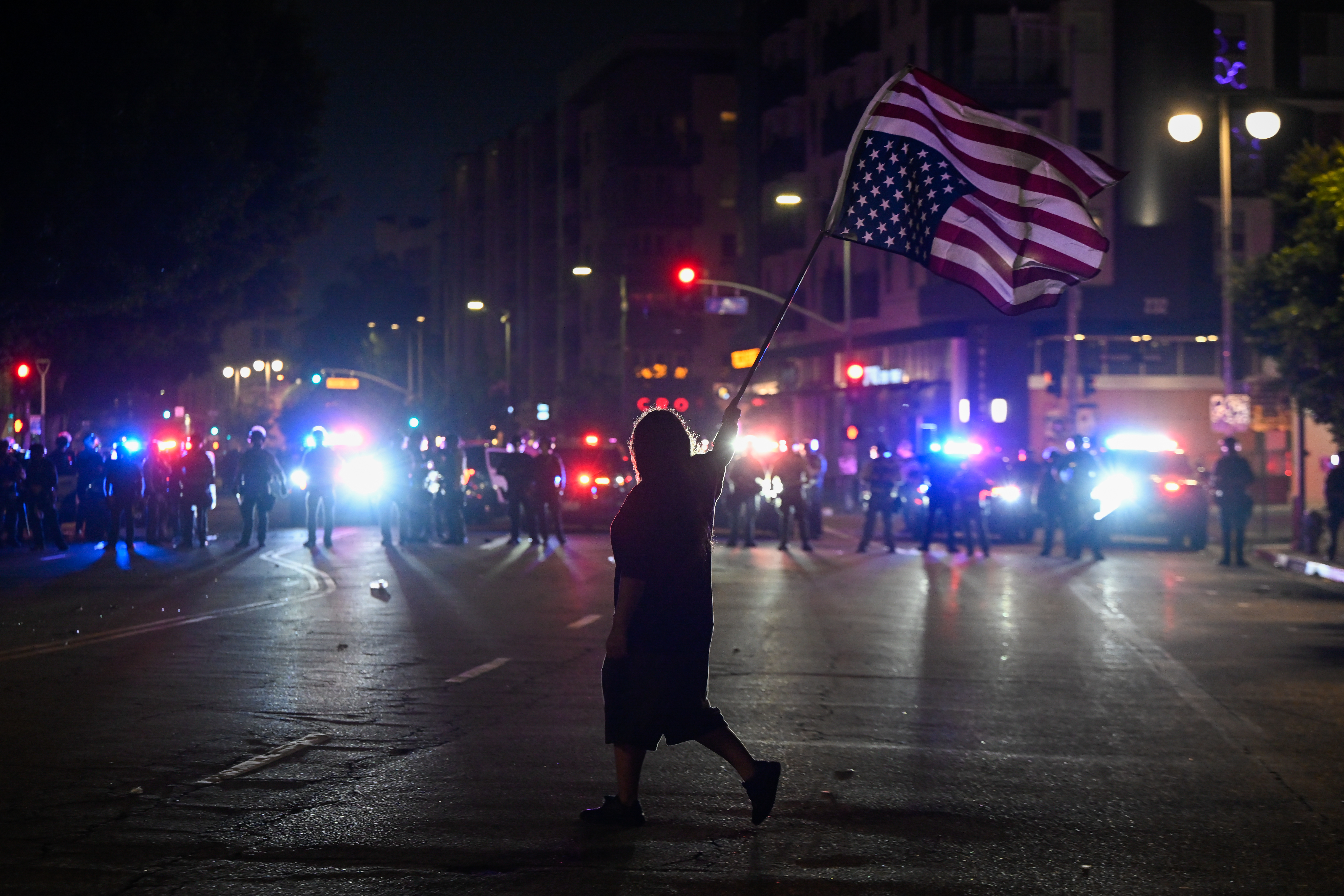 Los Angeles enforced a night-time curfew during protests as Trump sent troops, drawing criticism from officials.