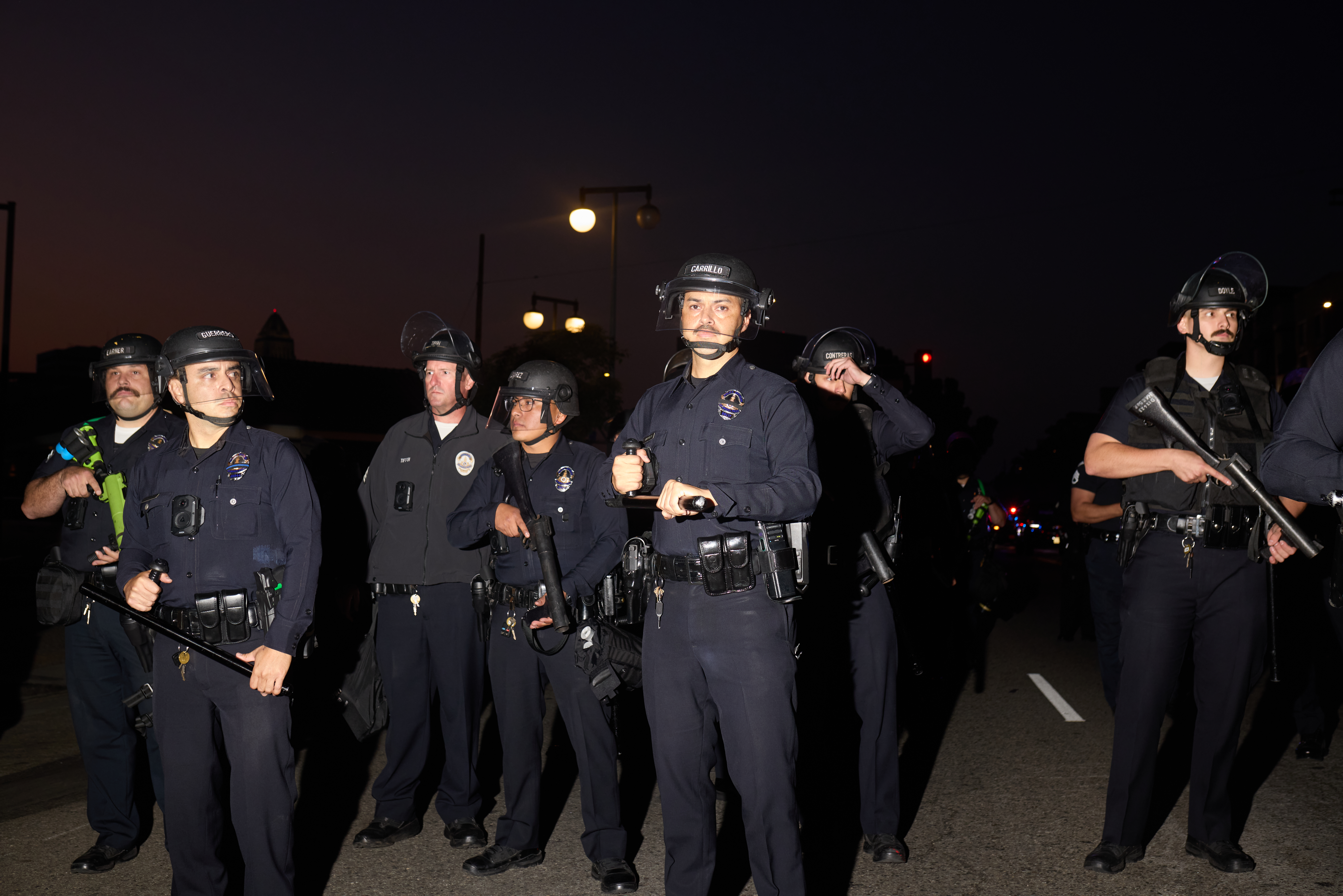 Los Angeles enforced a night-time curfew during protests as Trump sent troops, drawing criticism from officials.