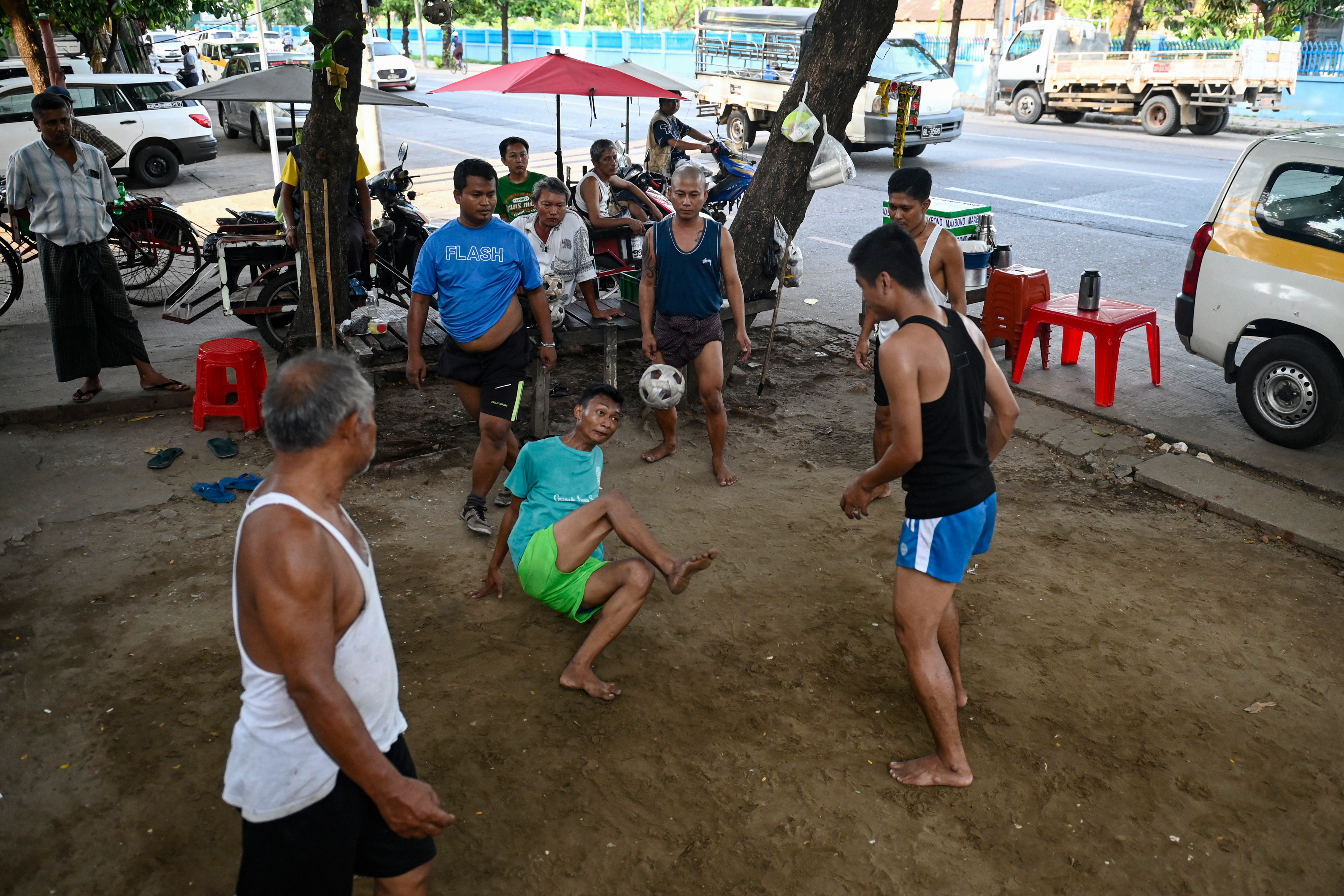 Myanmar’s Chinlone ball sport threatened by conflict and material shortages
