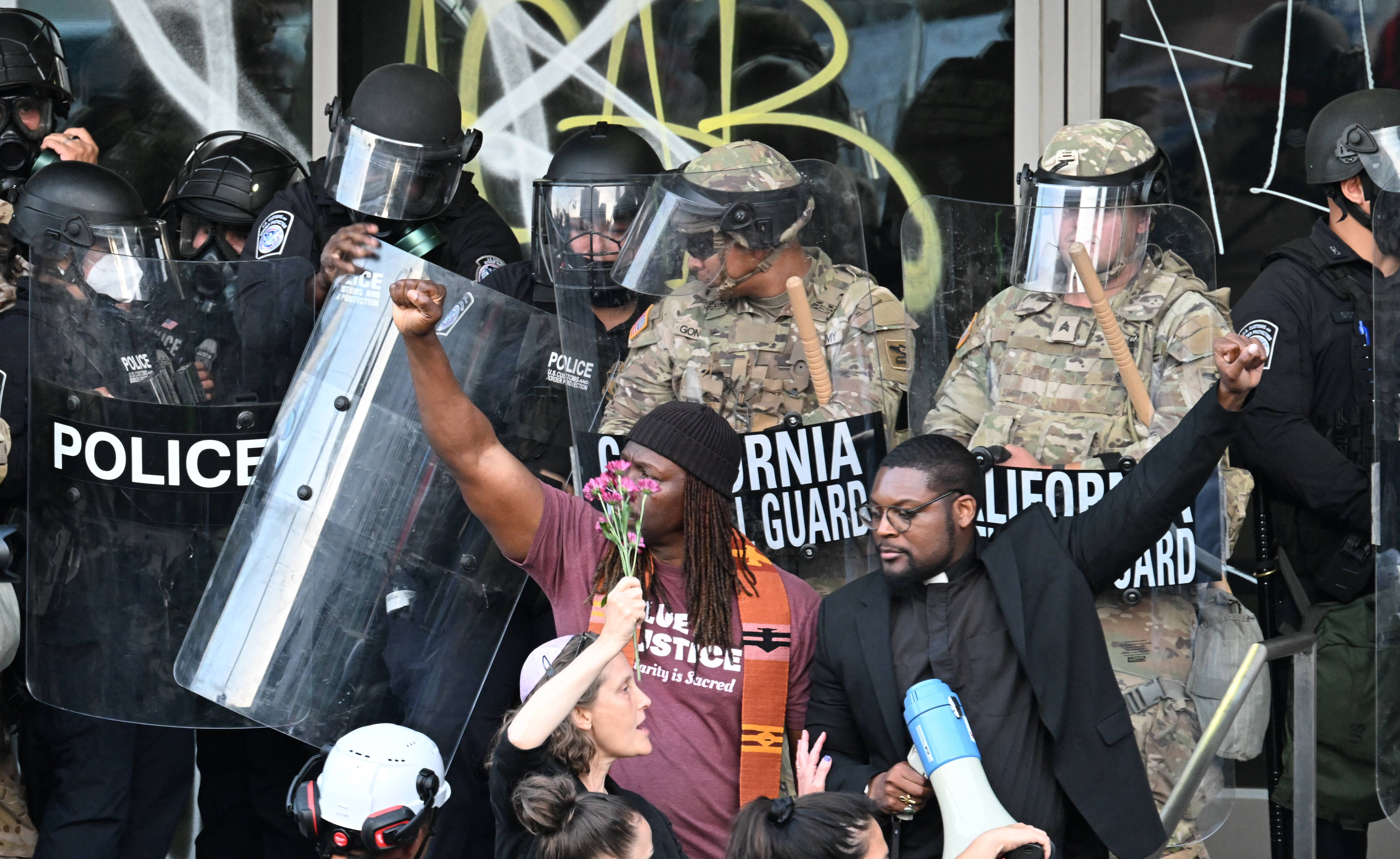 Los Angeles enforced a night-time curfew during protests as Trump sent troops, drawing criticism from officials.