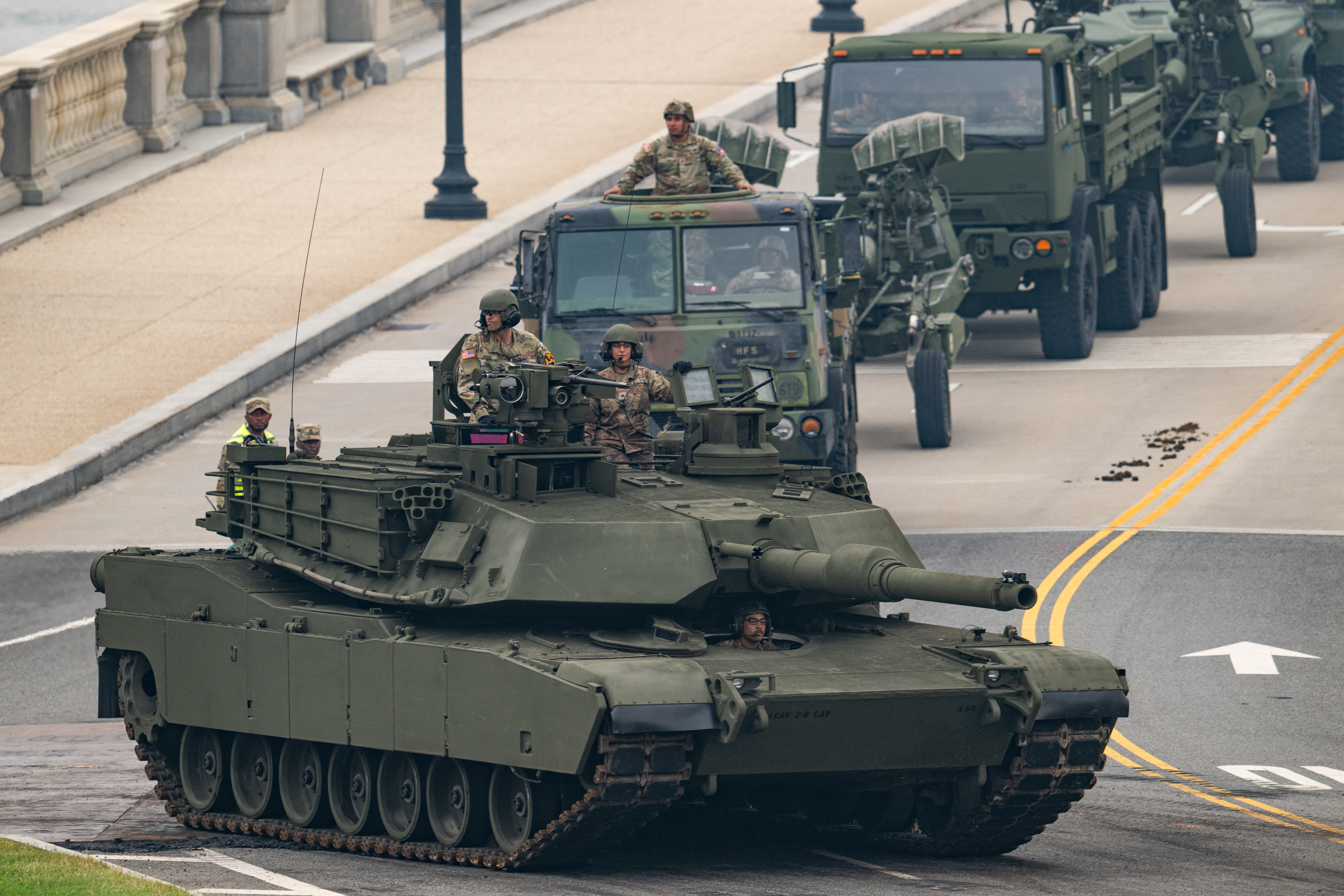 Trump’s military parade spurs mass protests across the United States