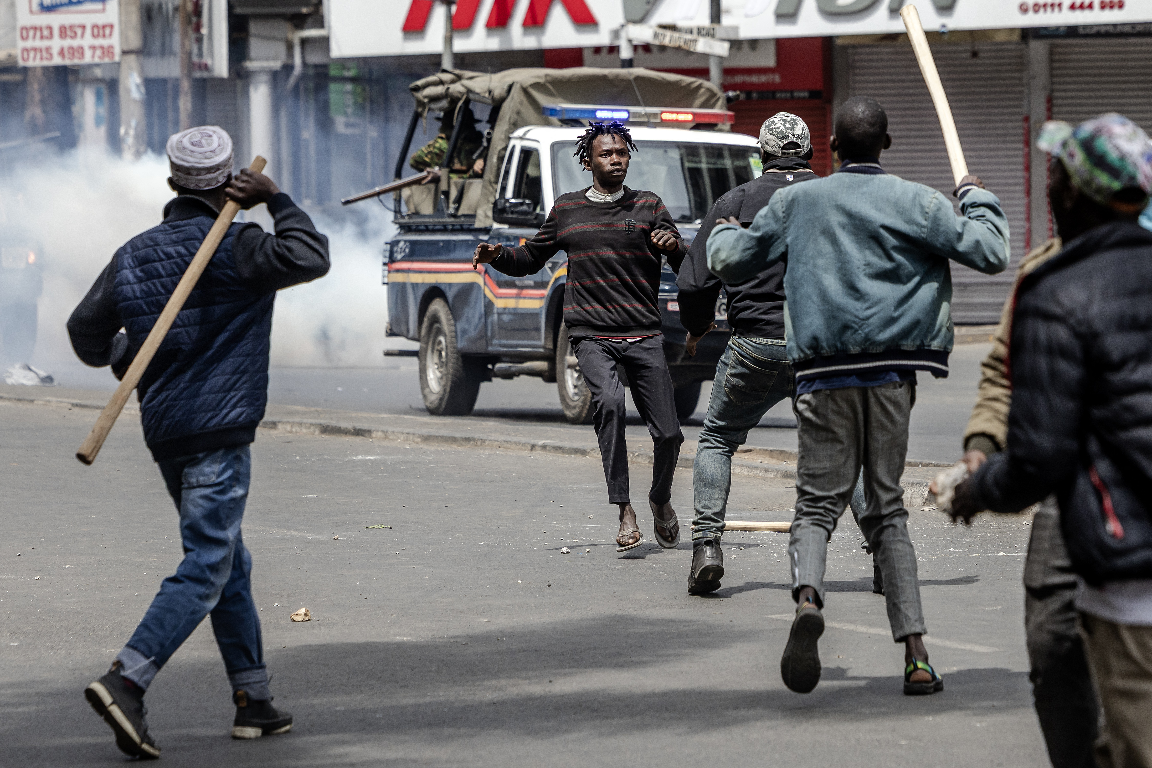 Anger over Kenya police shooting as protesters clash with police