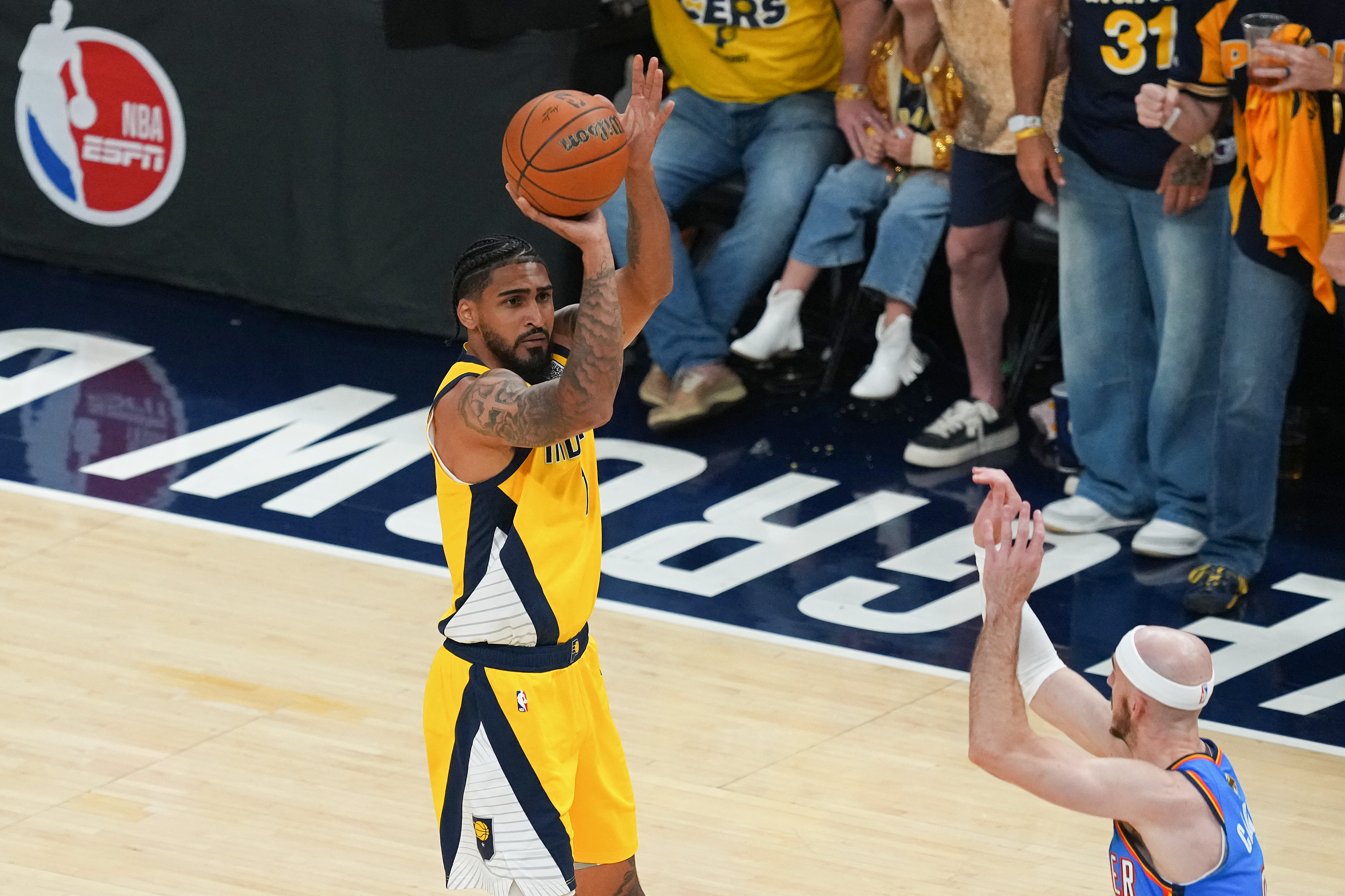 Obi Toppin in action.