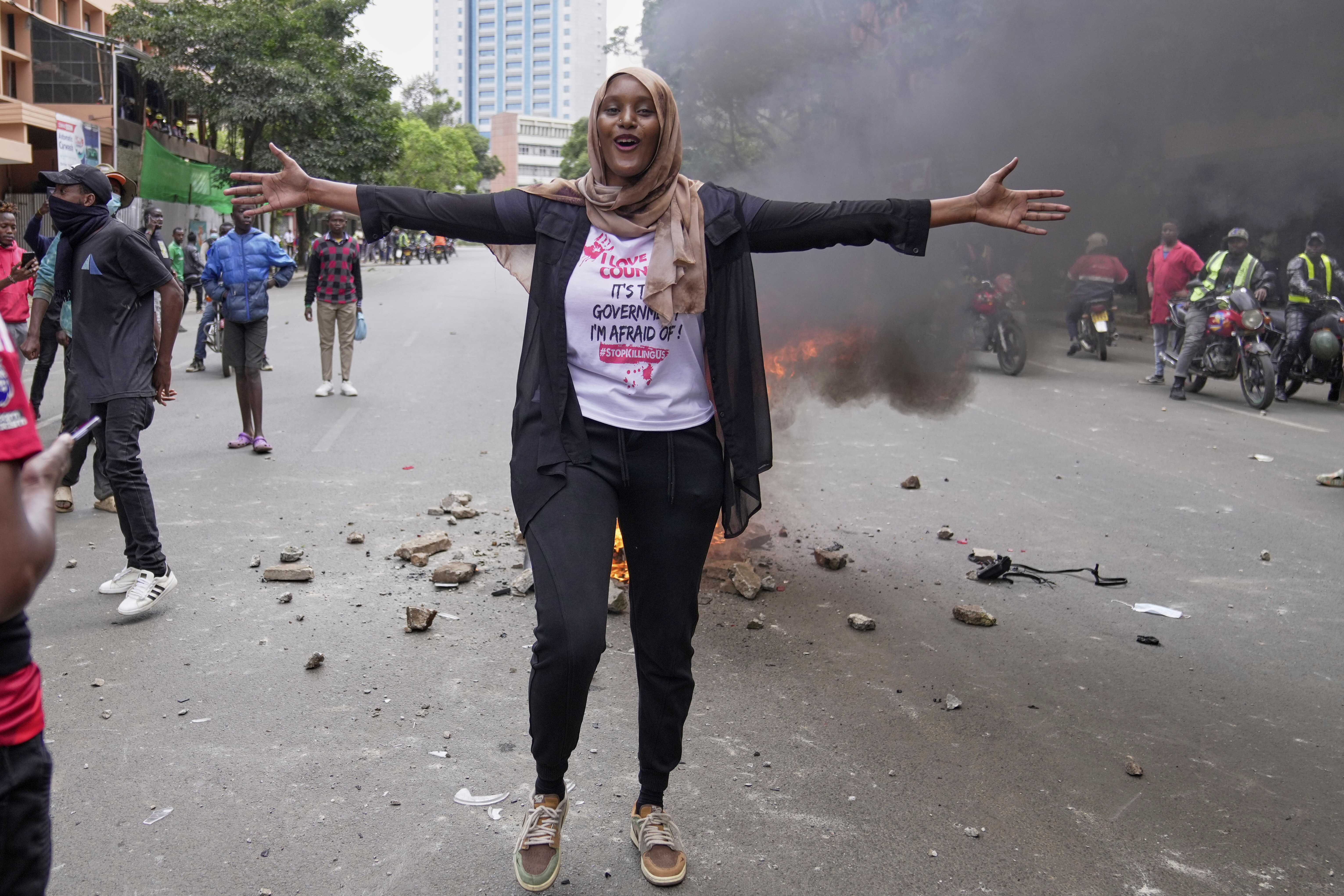 Anger over Kenya police shooting as protesters clash with police