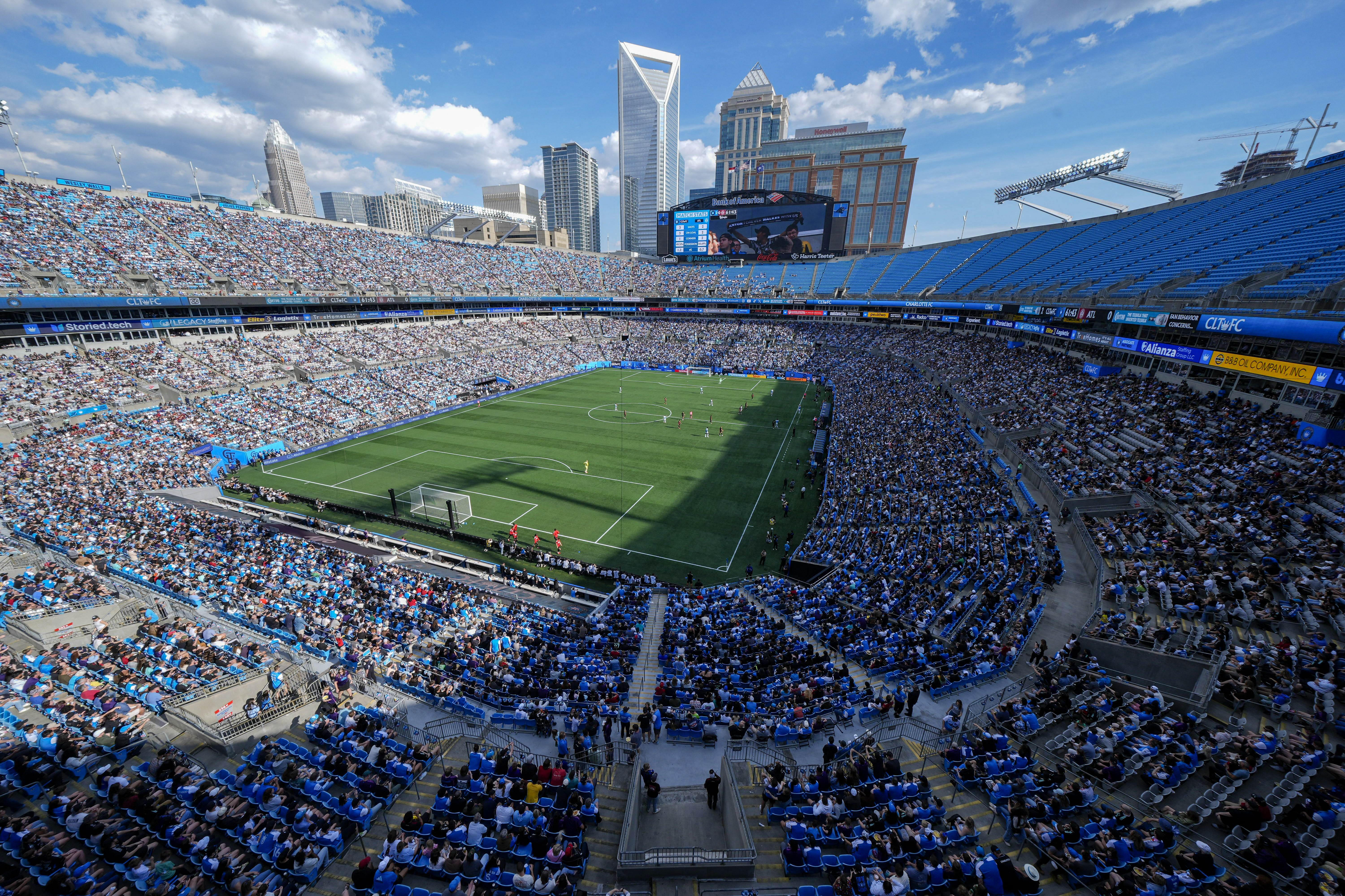 Bank of America Stadium.