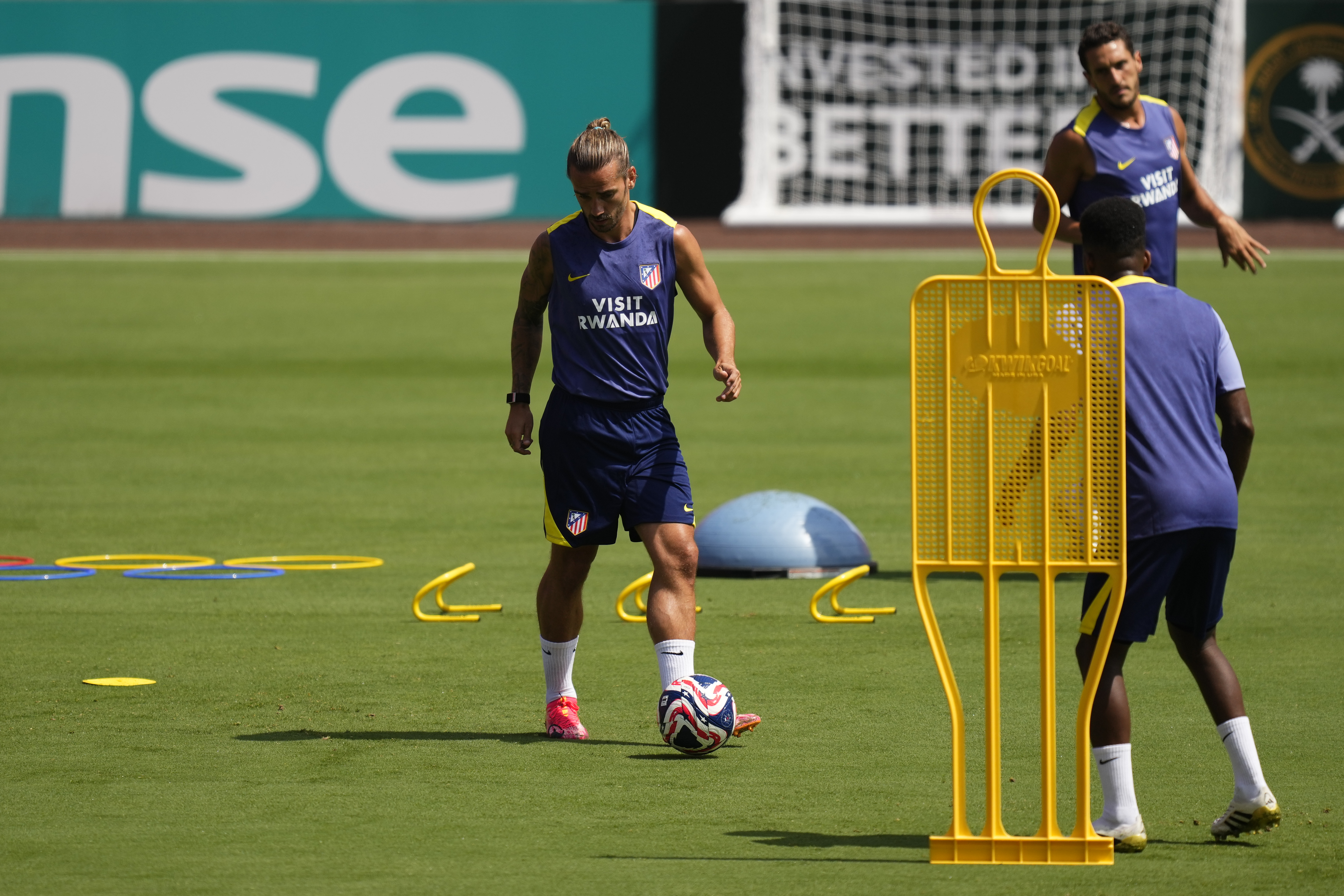 Antoine Griezmann in action.
