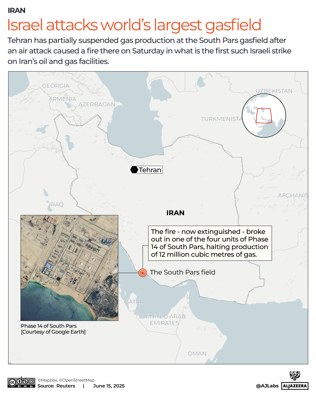 INTERACTIVE - Israel attacks world's largest gas field-The South Pars field-iran - JUNE15, 2025-1749972446