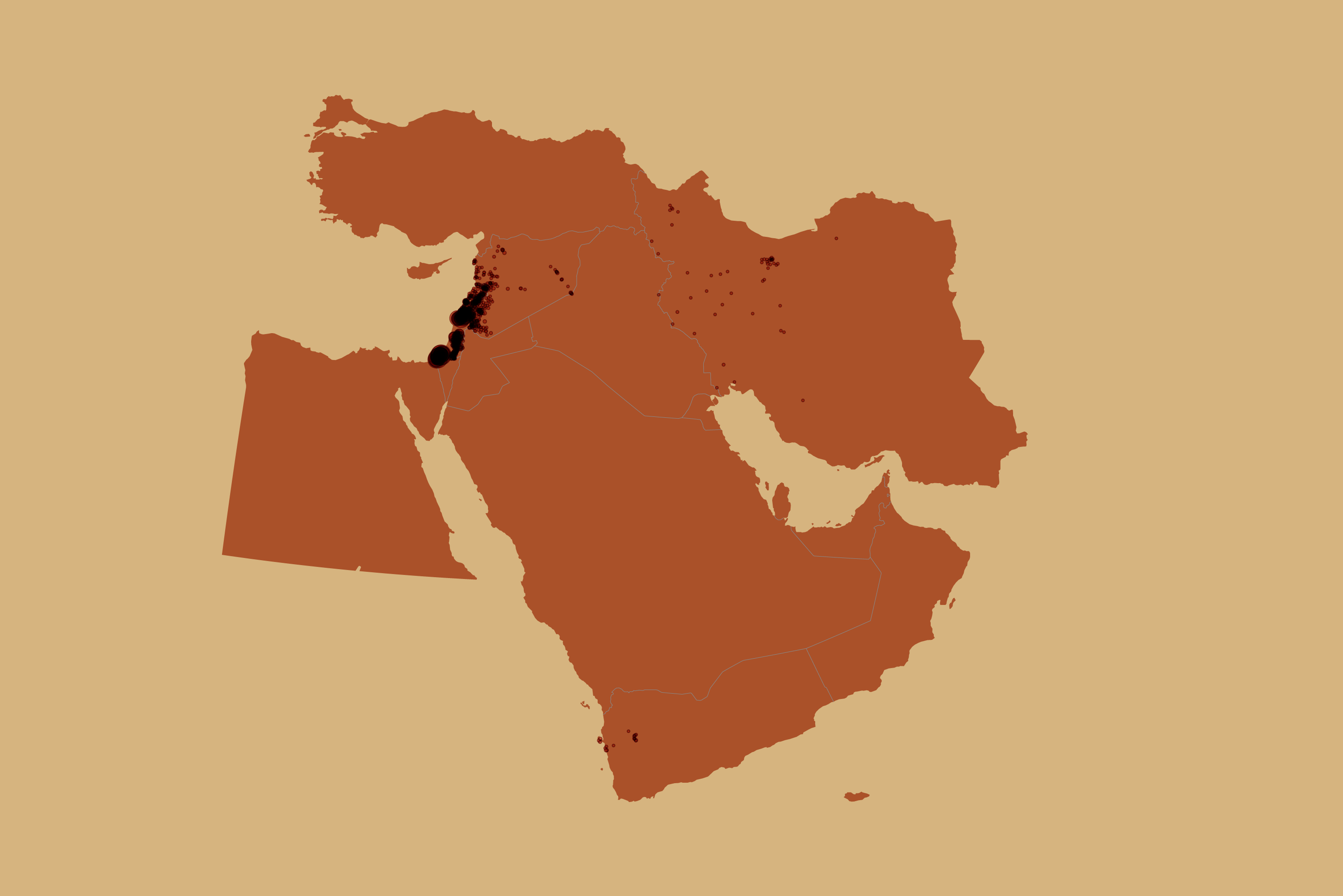 INTERACTIVE - Mapping Israel attacks-1750845166