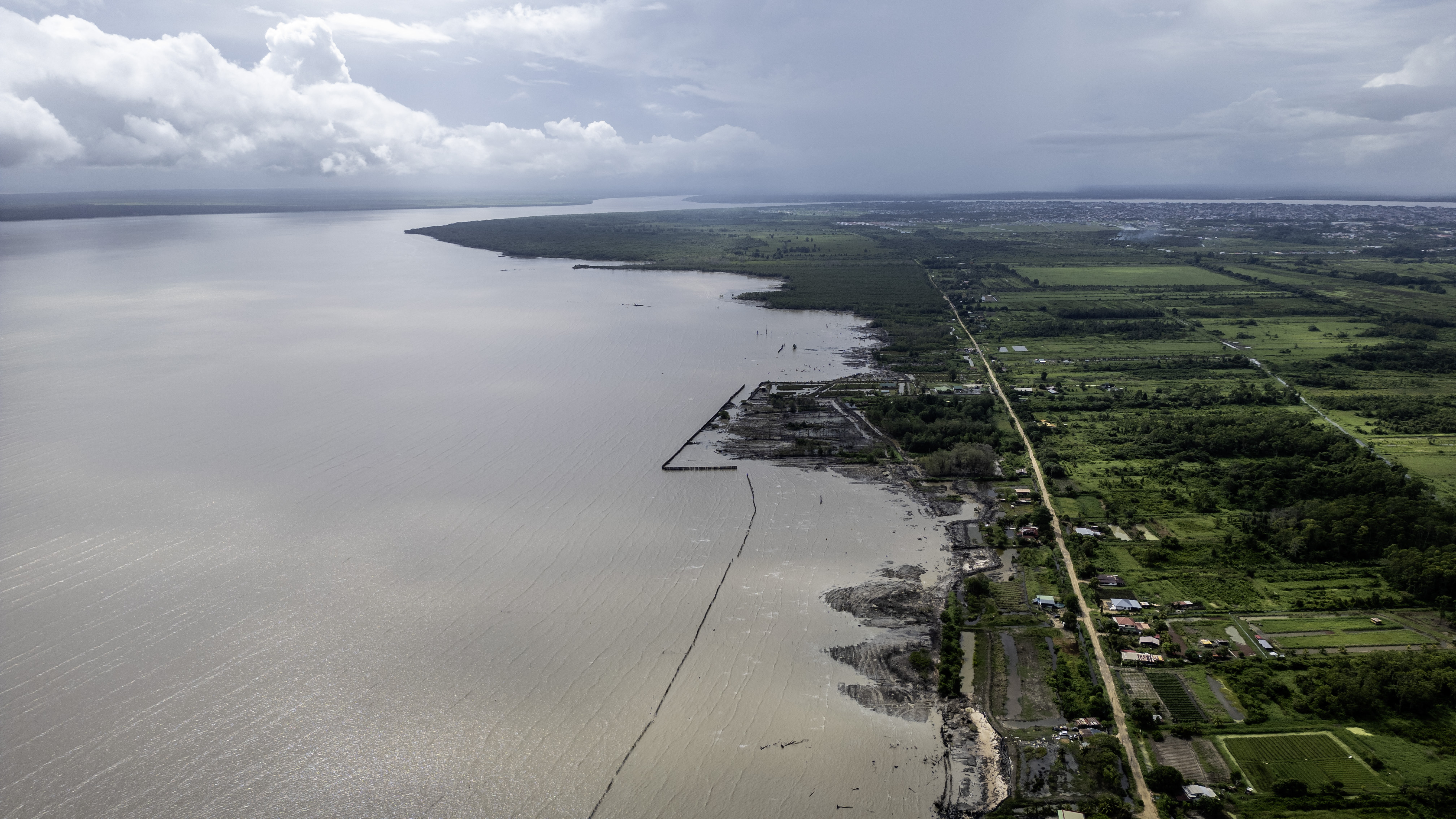'Every day I see land disappear': Suriname's battle to keep sea at bay