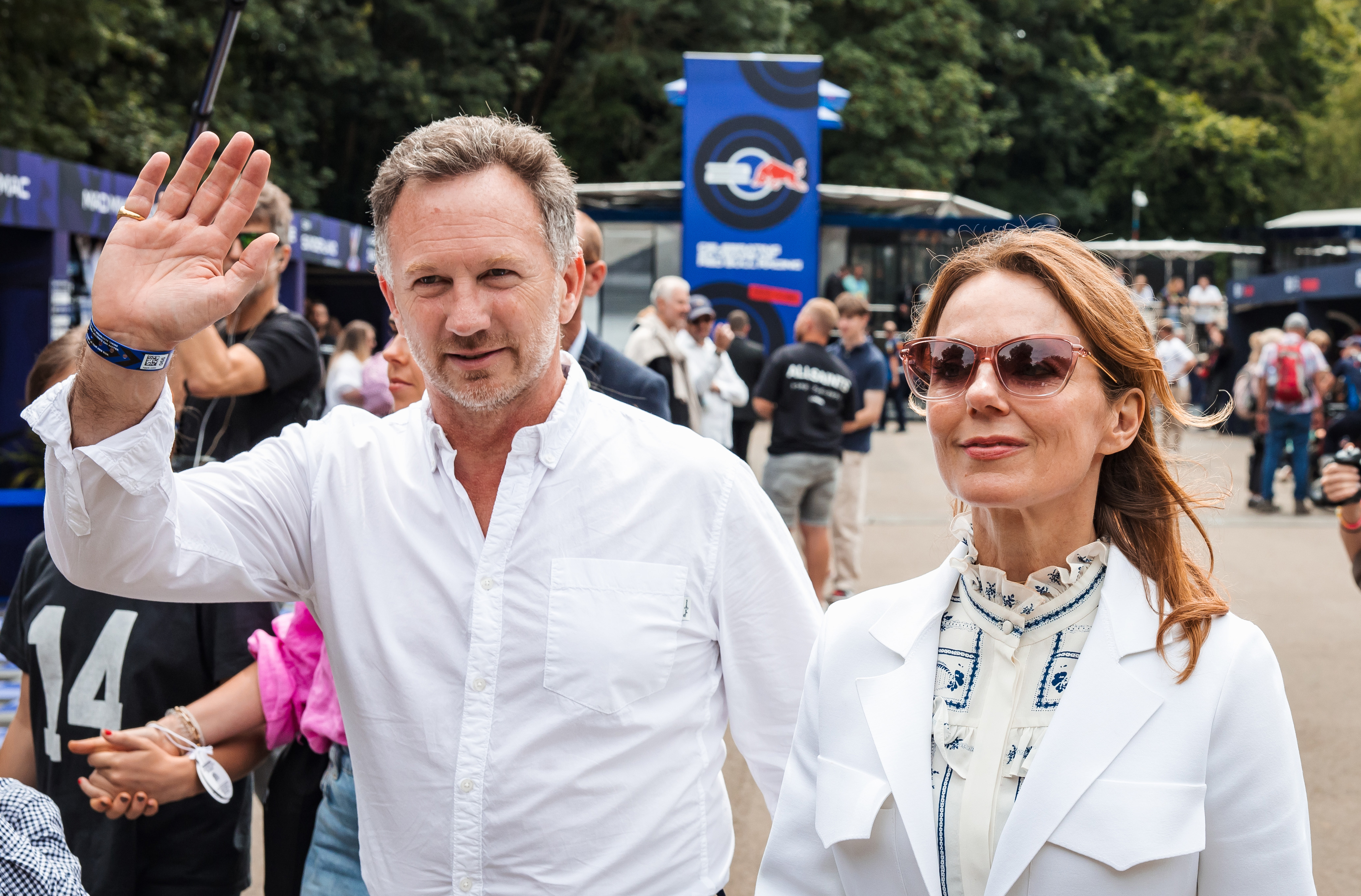 Christian Horner and Geri Halliwell.