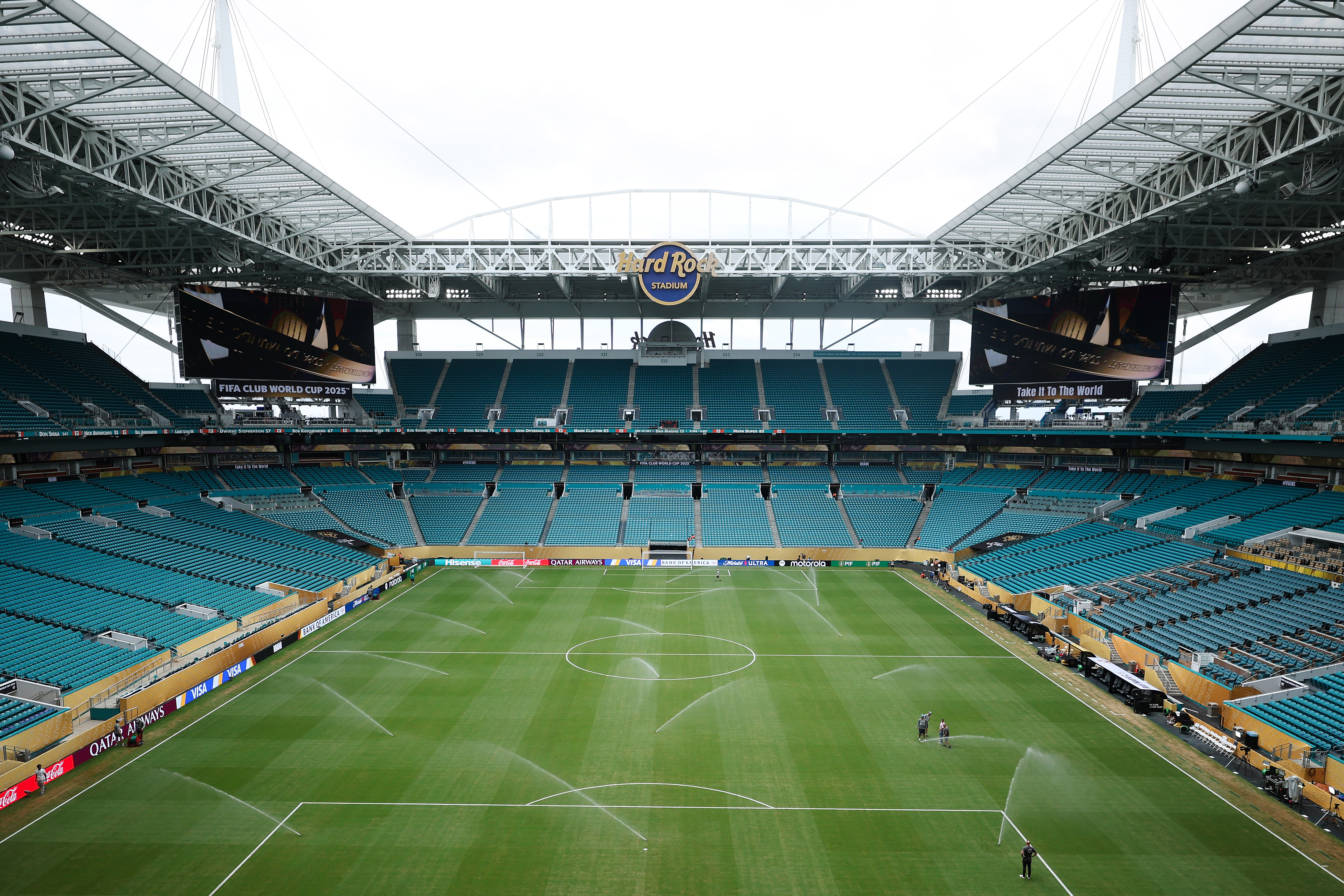 A general view of the stadium prior to the FIFA Club World Cup 2025 round of 16 match between Real Madrid CF and Juventus FC