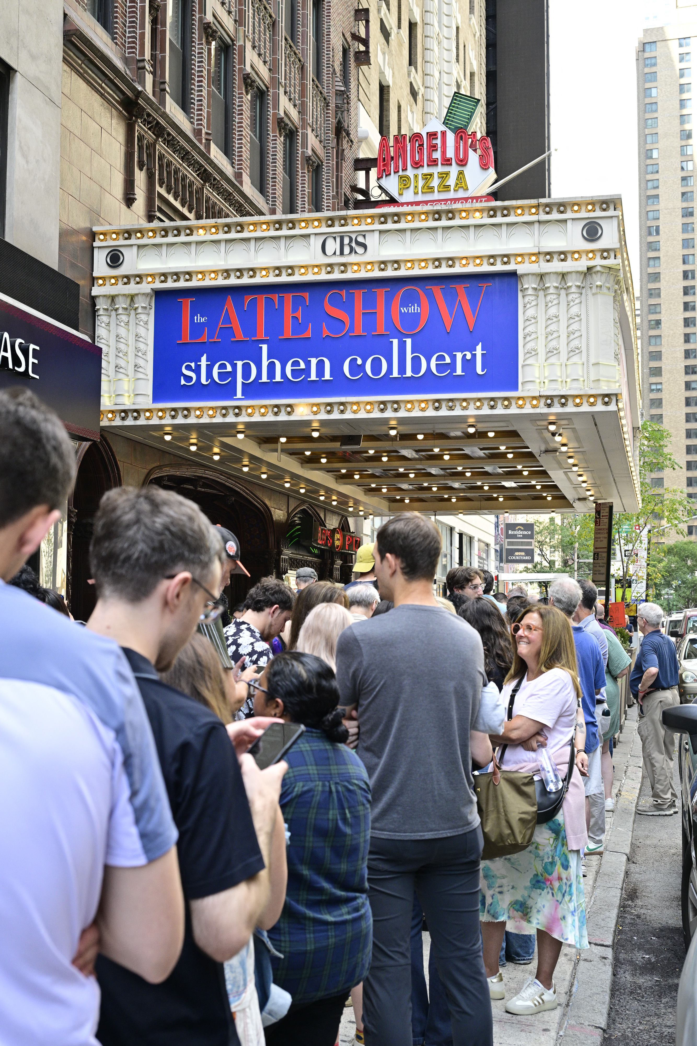 A solidarity rally is seen.