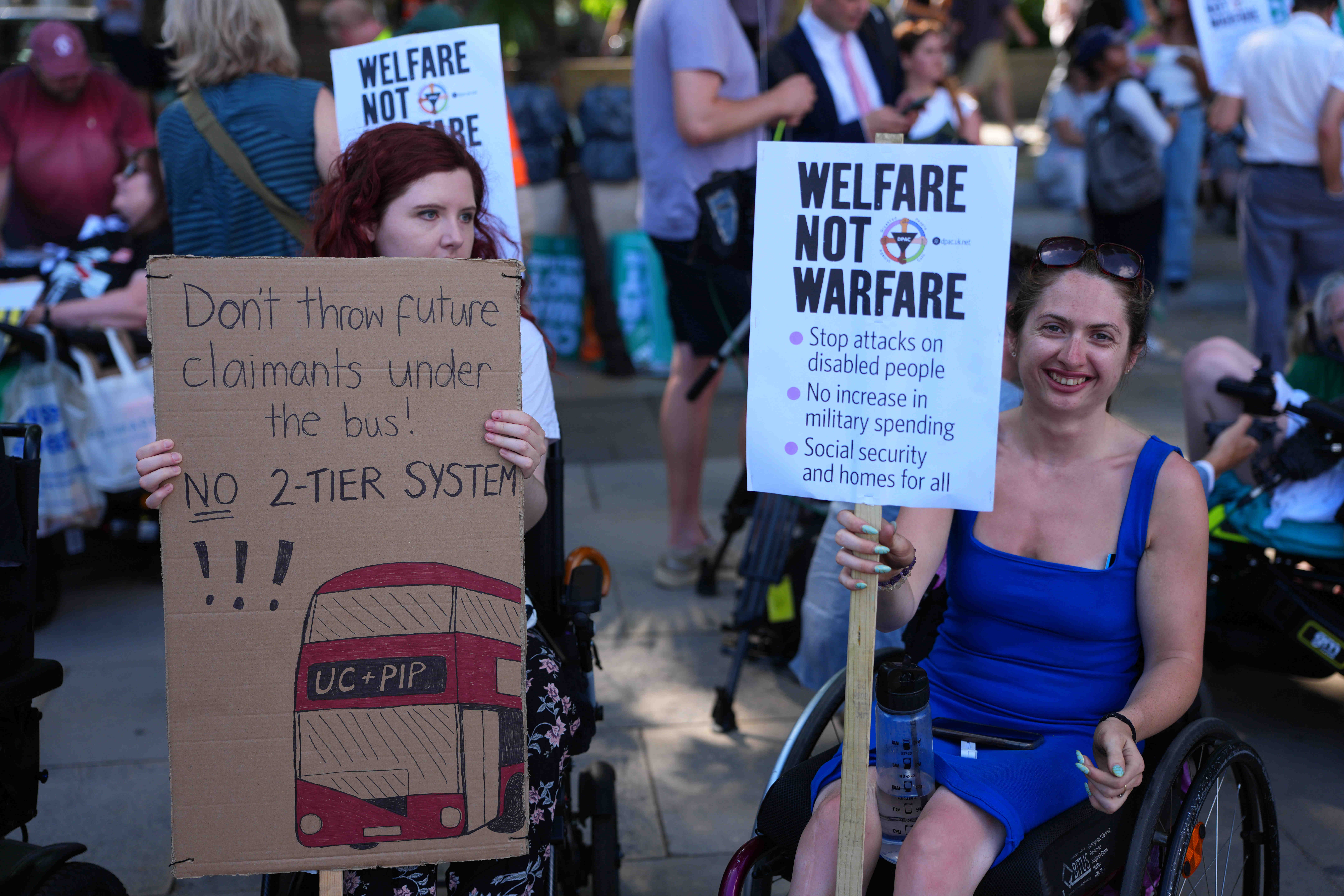 UK welfare bill protests