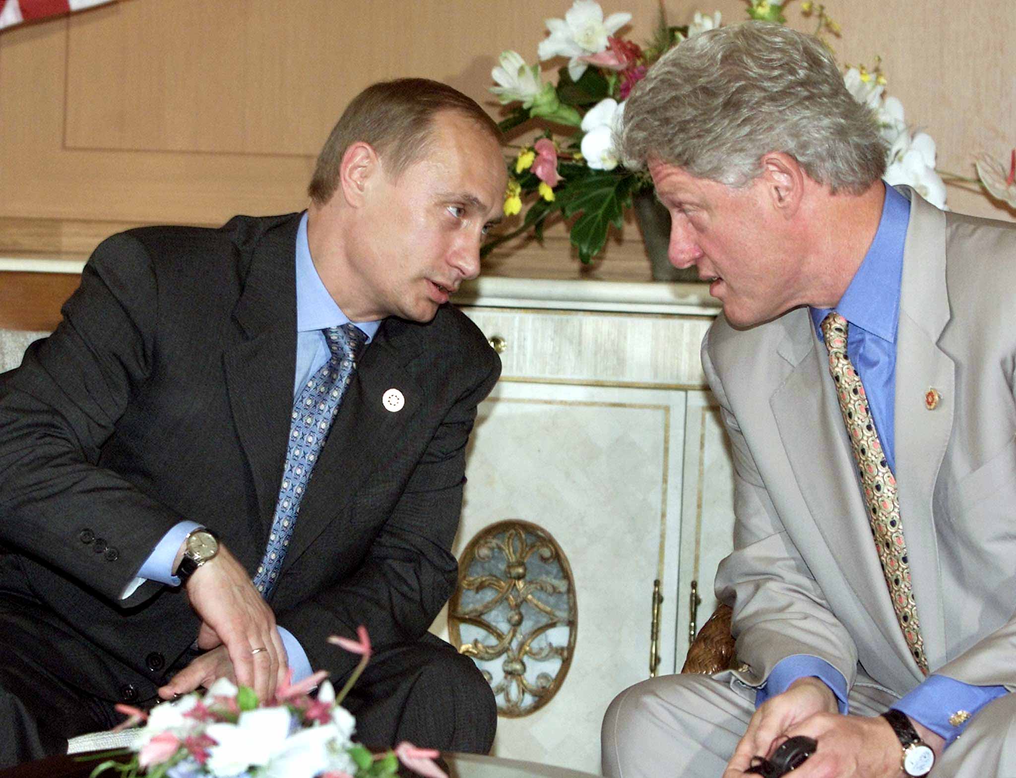 Vladimir Putin's meetings with US presidents over the years