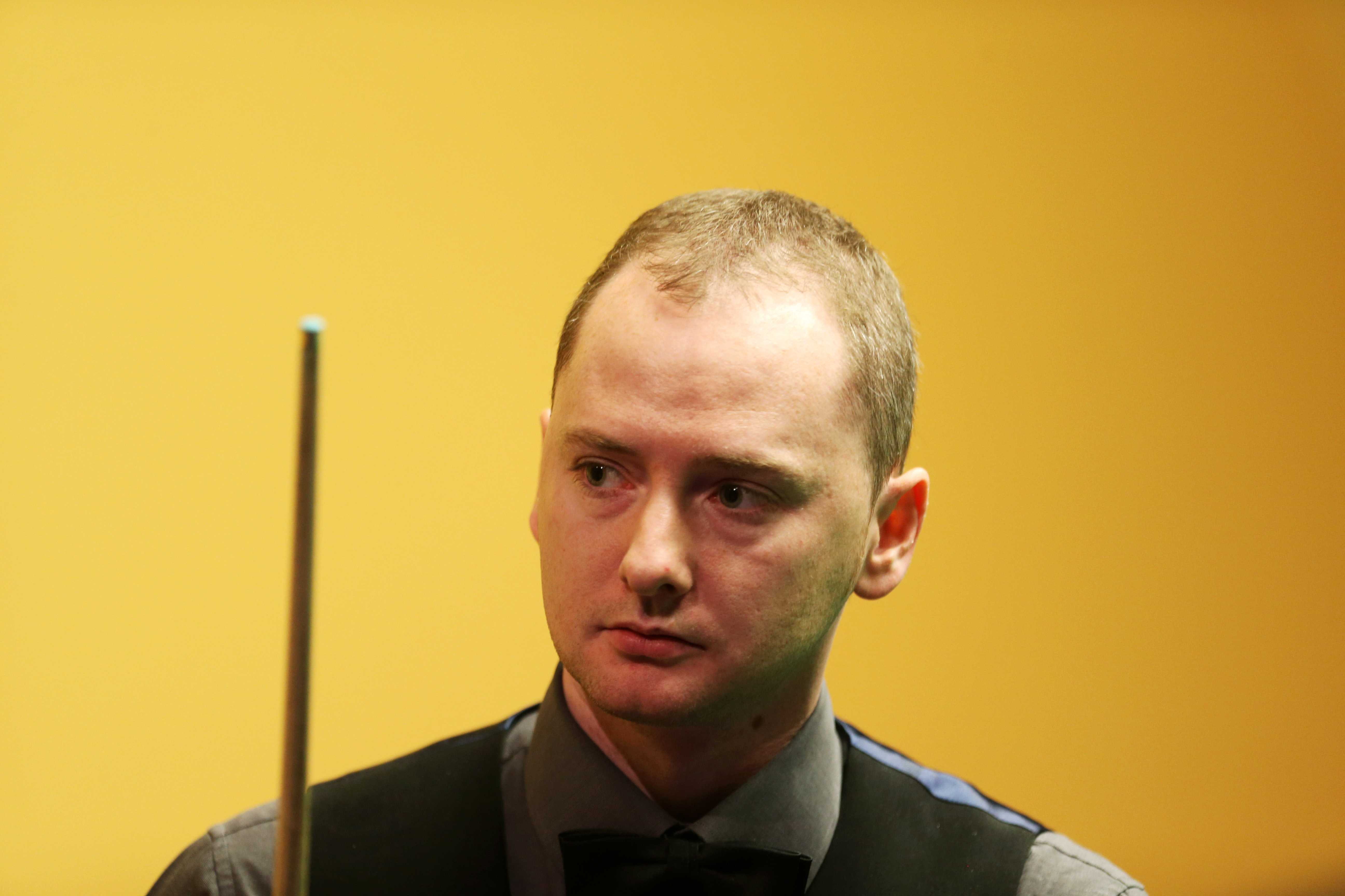 Graeme Dott in action at the Snooker World Championships