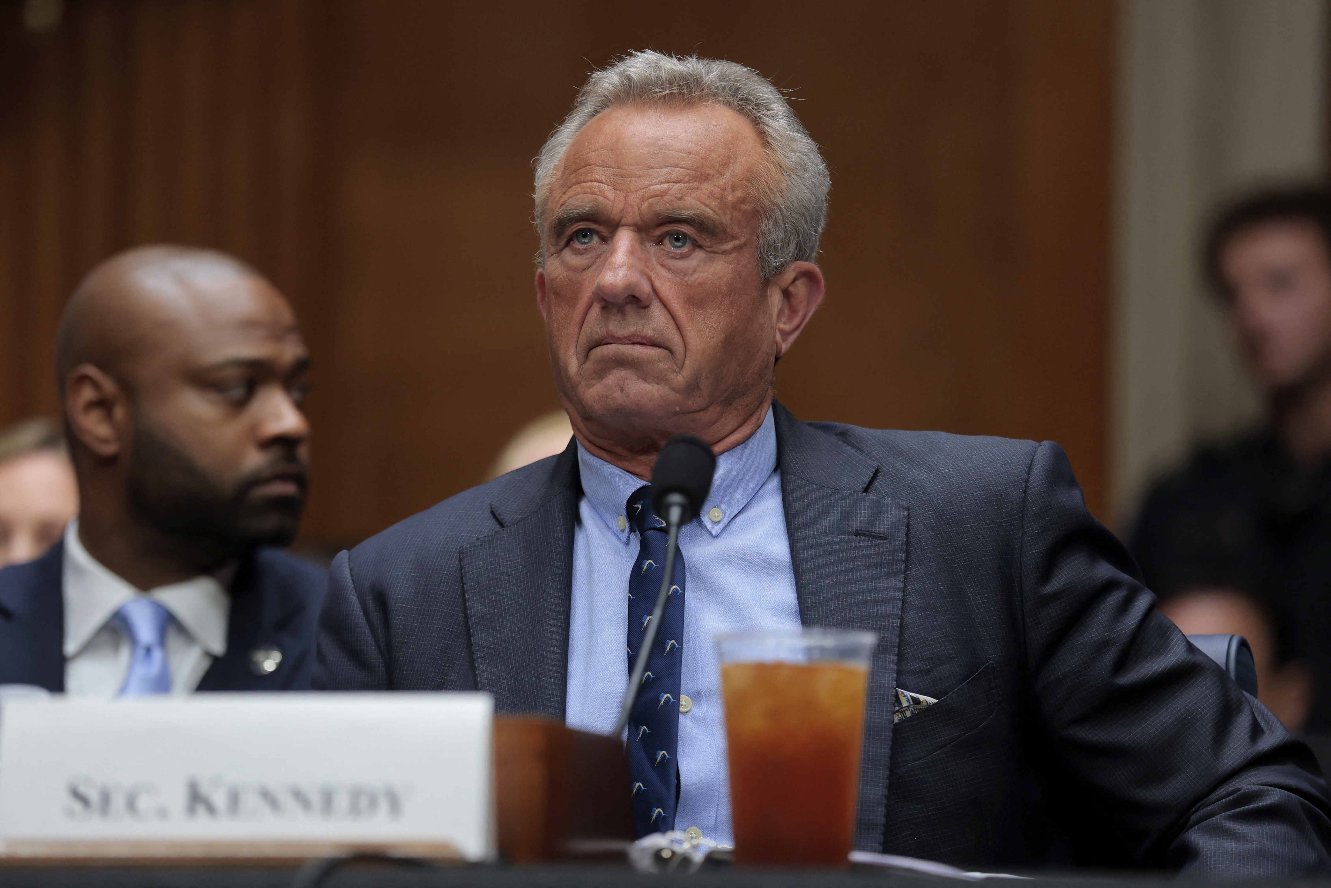 WASHINGTON, DC - MAY 14: U.S. Secretary of Health and Human Services Robert F. Kennedy Jr. testifies before the Senate Committee on Health, Education, Labor, and Pensions on Capitol Hill on May 14, 2025 in Washington, DC. Kennedy testified before the Senate Committee on the Department of Health and Human Services' proposed 2026 fiscal year budget. Anna Moneymaker/Getty Images/AFP (Photo by Anna Moneymaker / GETTY IMAGES NORTH AMERICA / Getty Images via AFP)