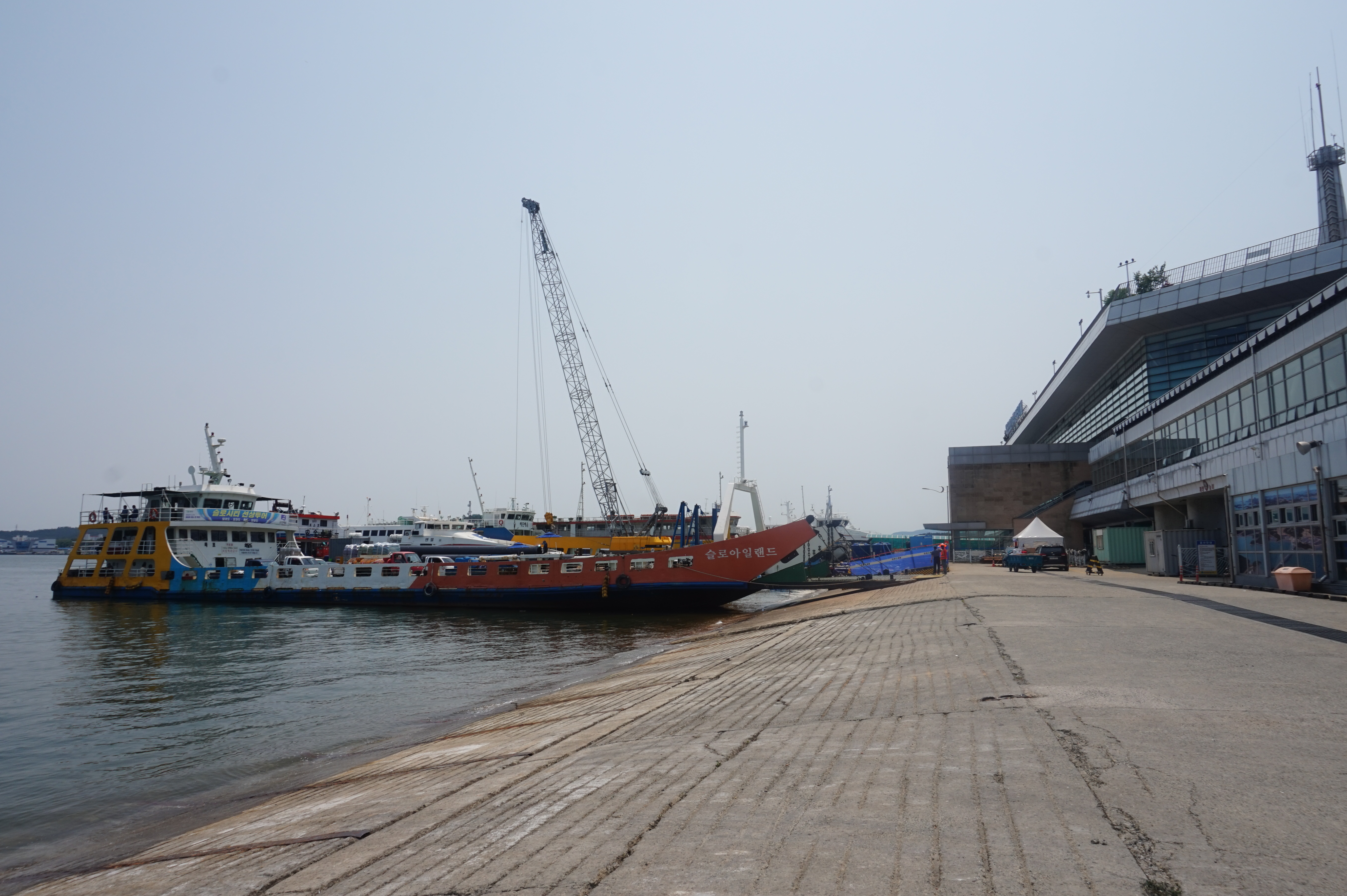 Mokpo_s ferry terminal is a common destination for travelers and manufacturers 