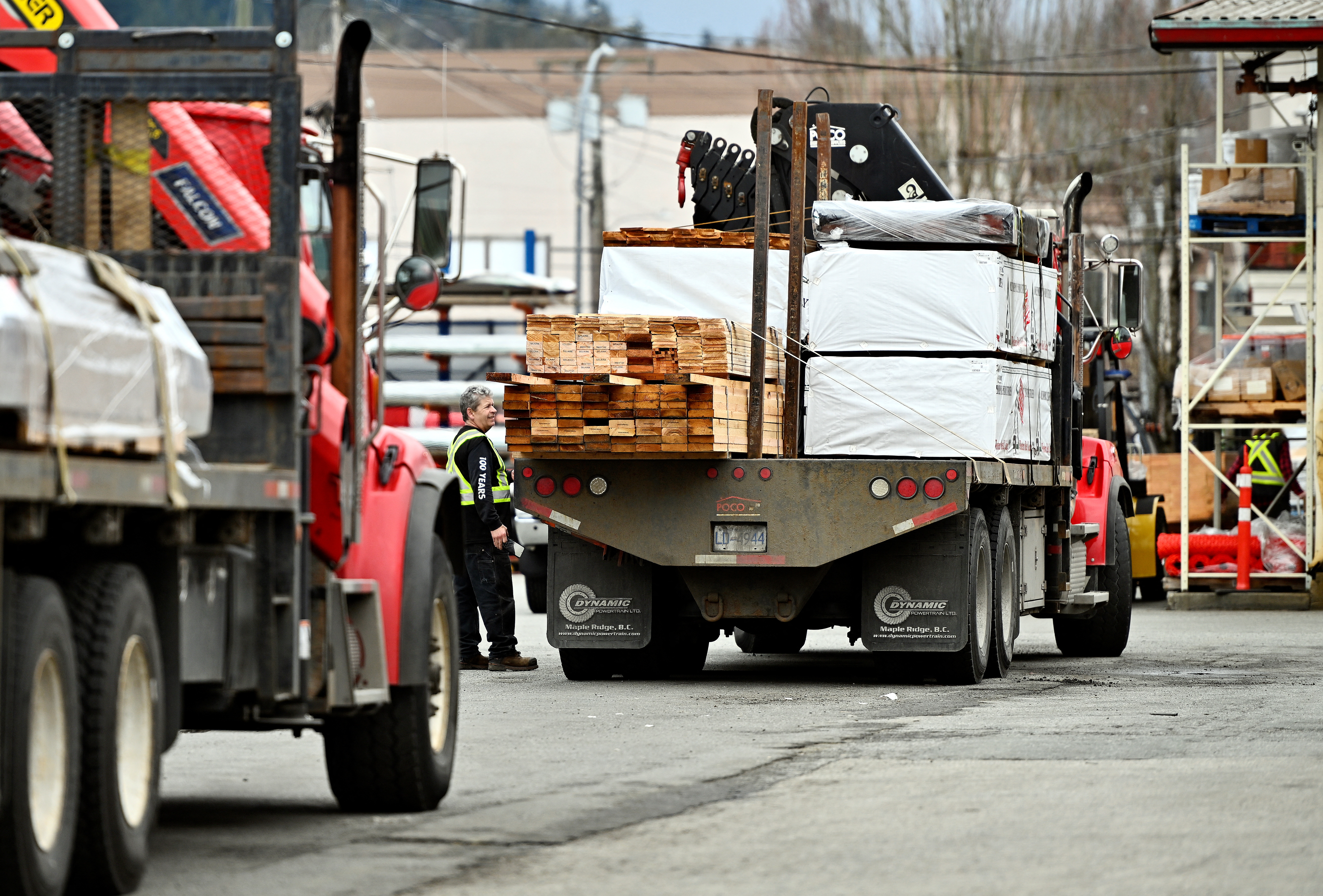 Transportation and warehousing— sectors that which are heavily reliant trade lost 22,700 jobs [File: Jennifer Gauthier / Reuters]