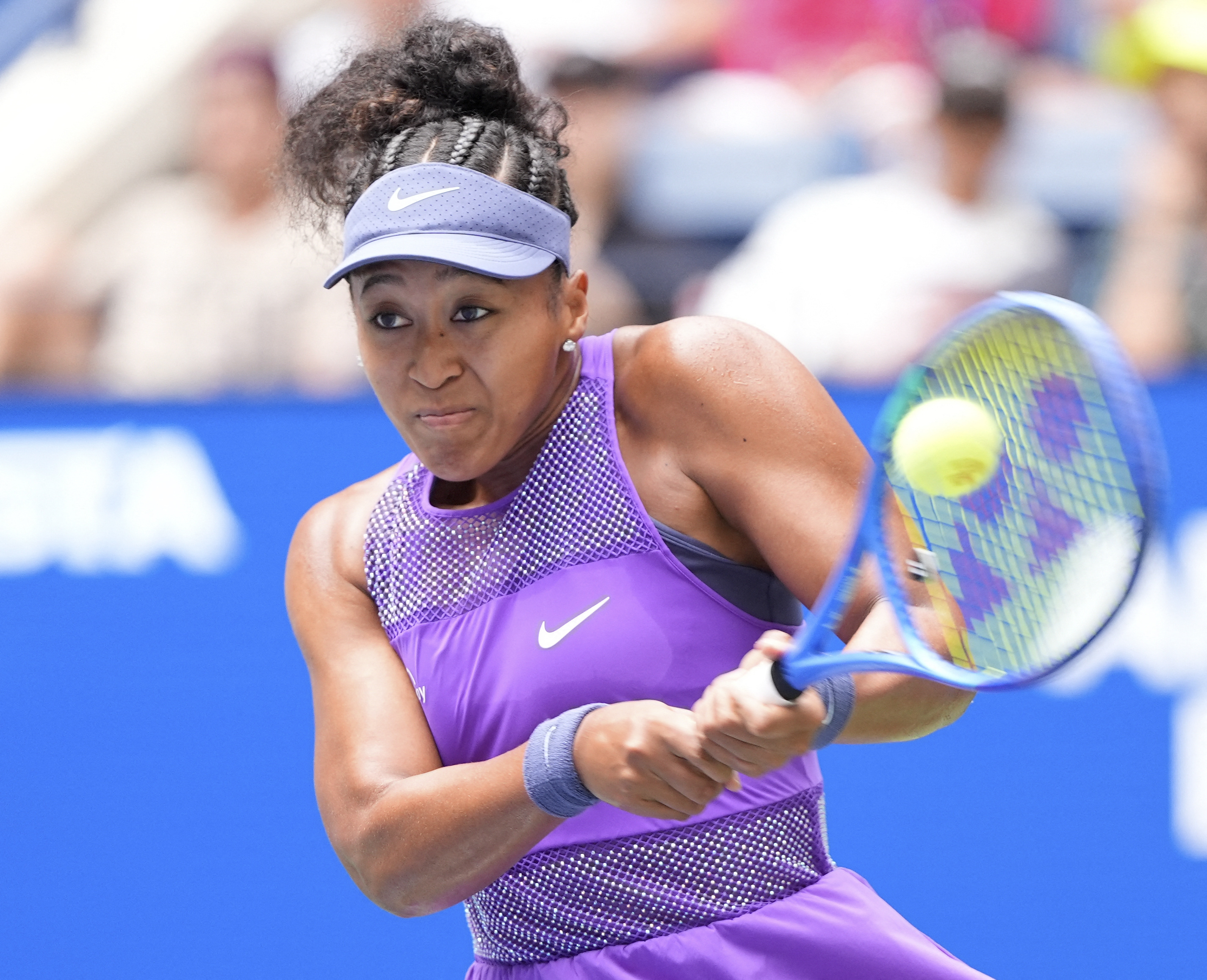 Naomi Osaka in action.