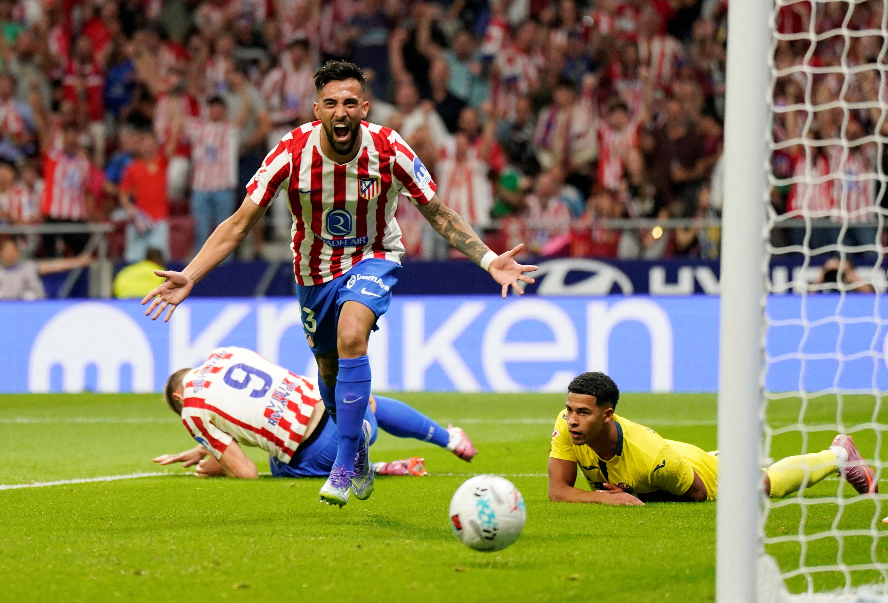 Nicolas Gonzalez in action.