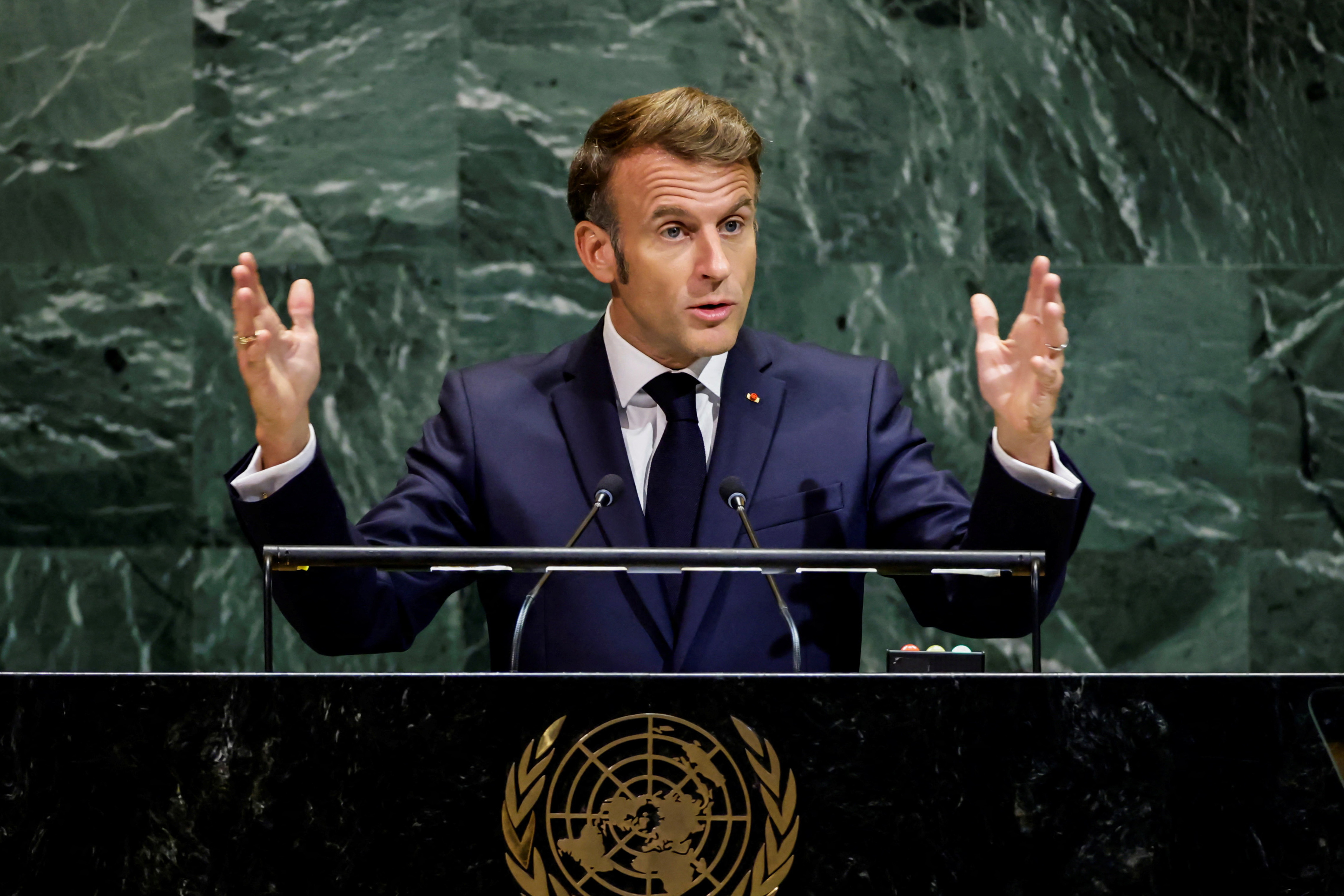French President Emmanuel Macron