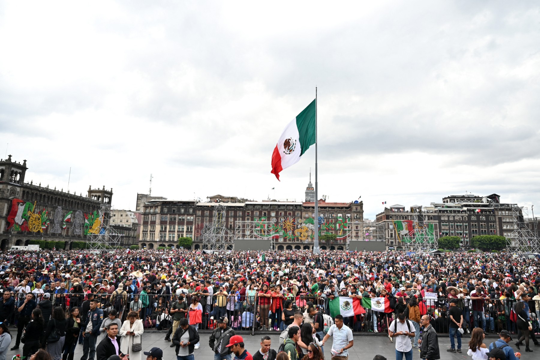Mexico marks independence from Spain during ceremony of the "Cry of Independence" in Mexico City