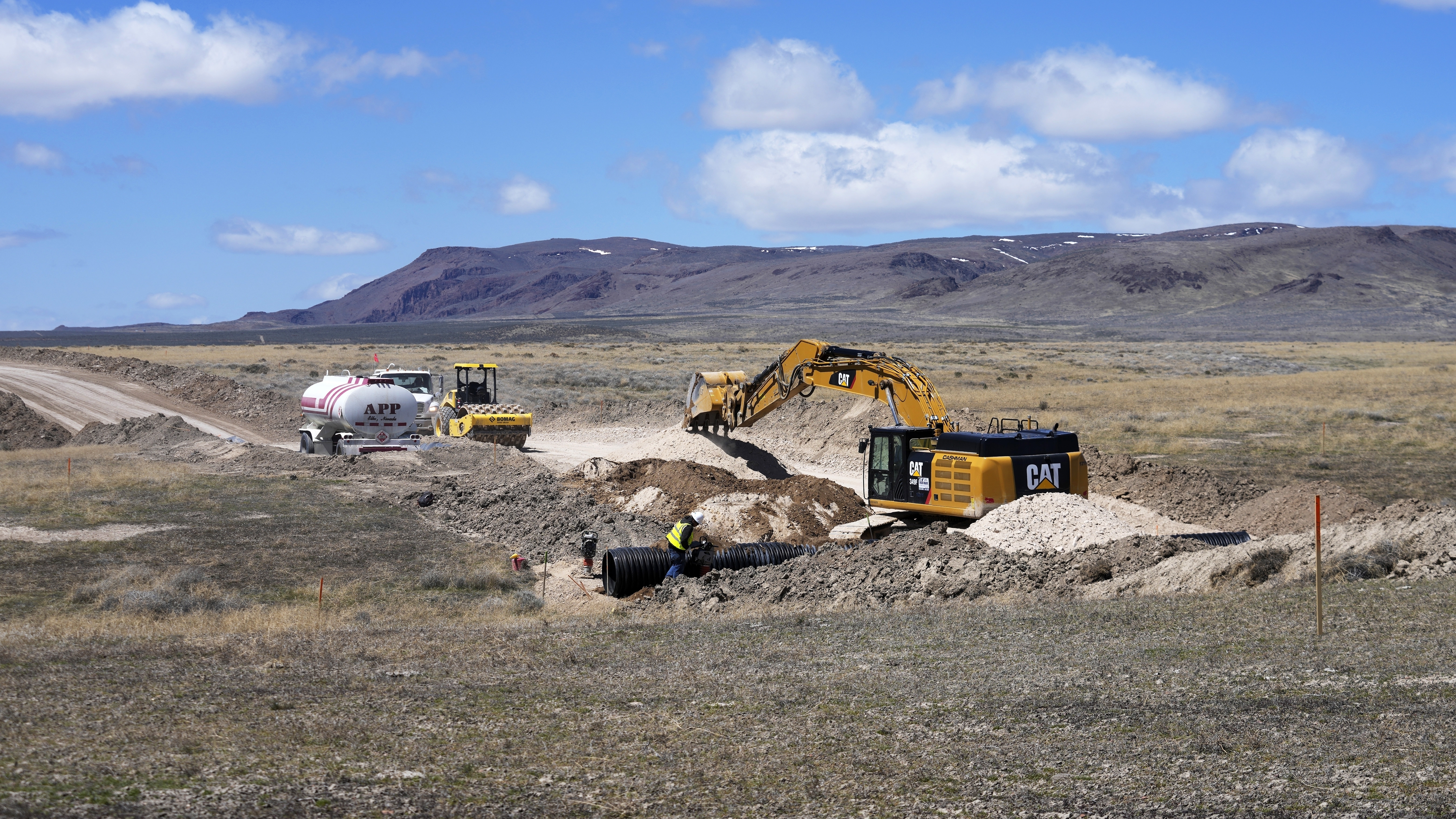 Construction continues at the Thacker Pass lithium mine