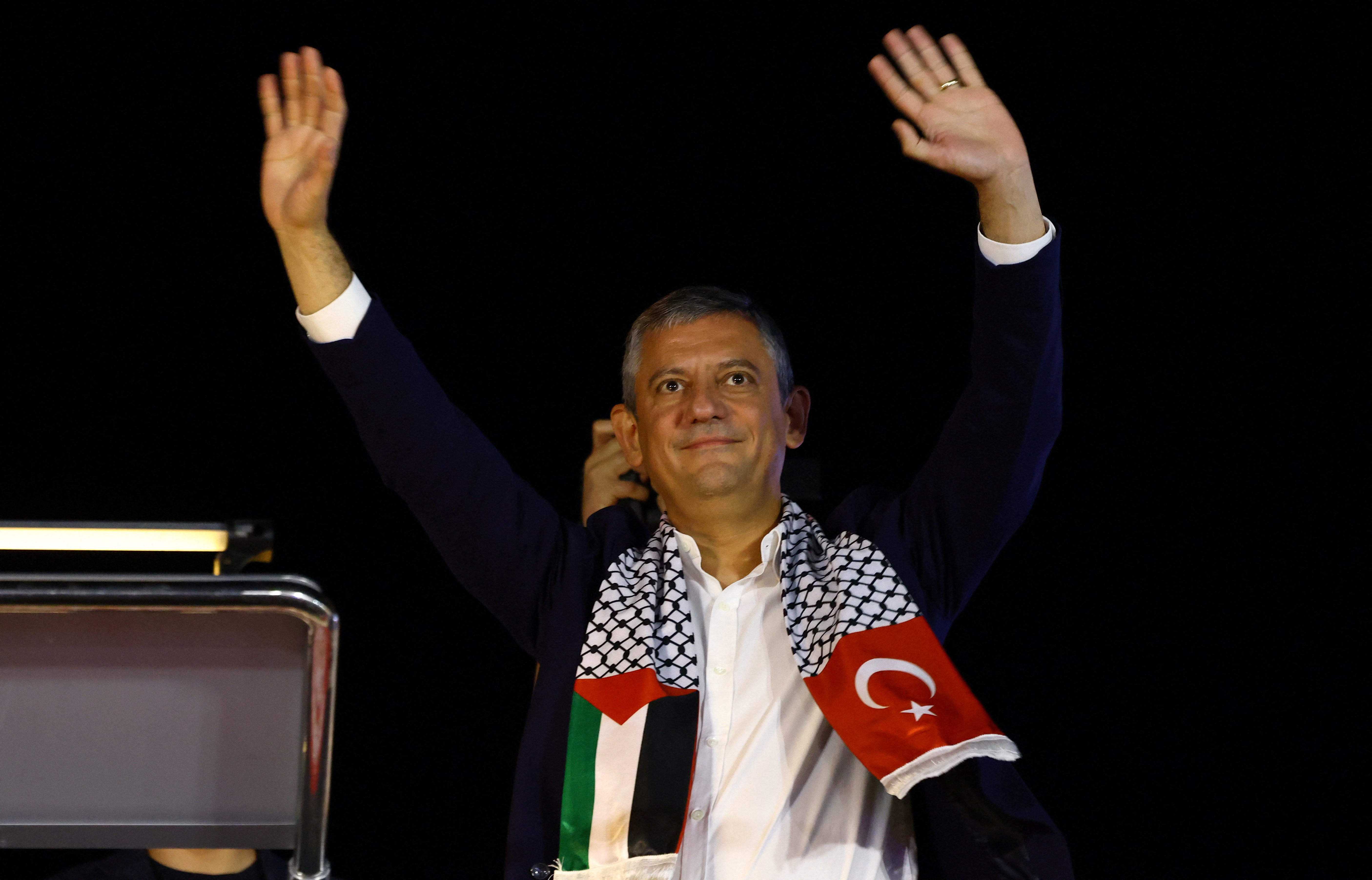 Ozgur Ozel, leader of Turkey's main opposition Republican People's Party