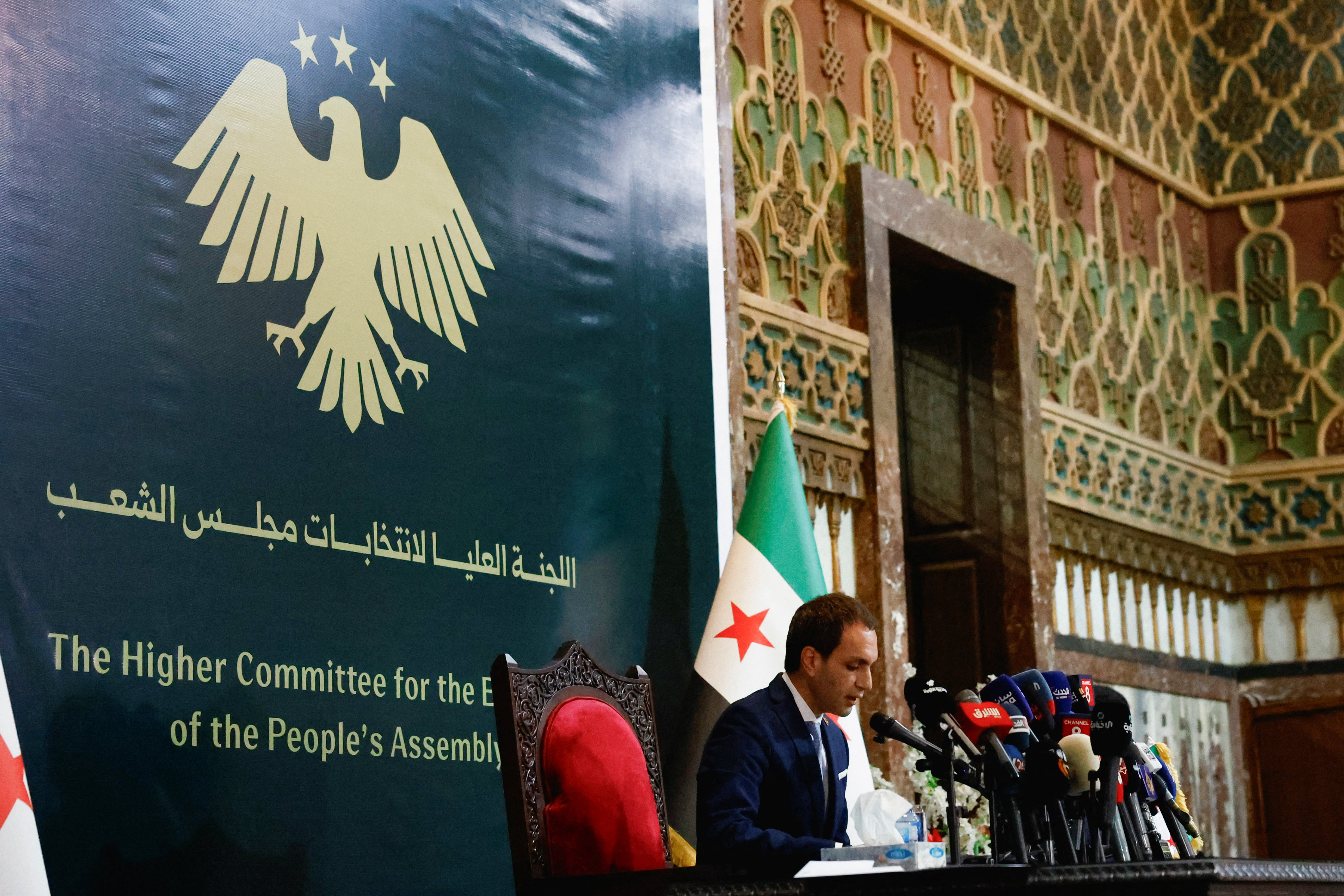 Nawar Najma, spokesperson of the Syria's Higher Committee for People's Assembly Elections