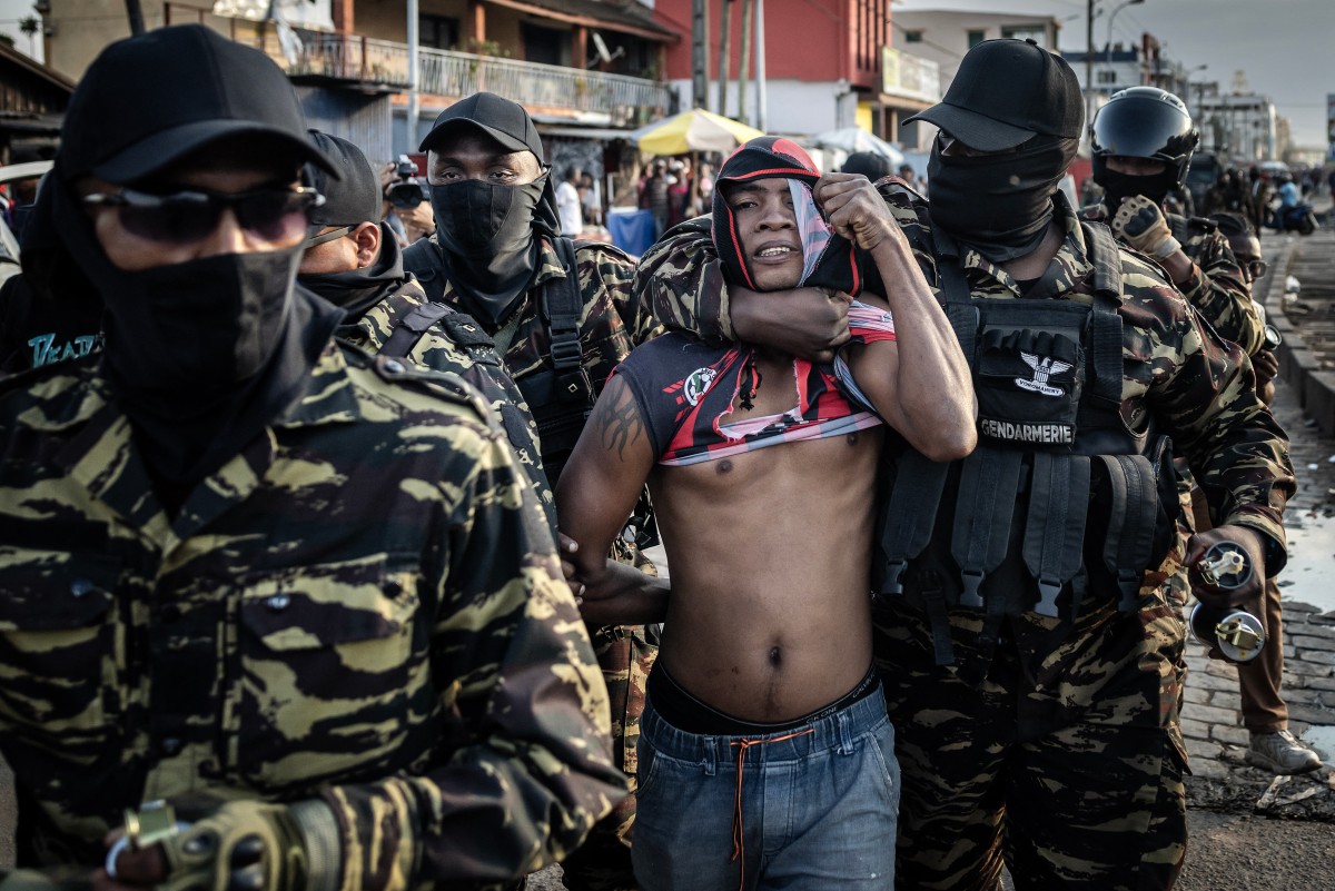 Tear gas and injuries as Madagascar protests turn violent