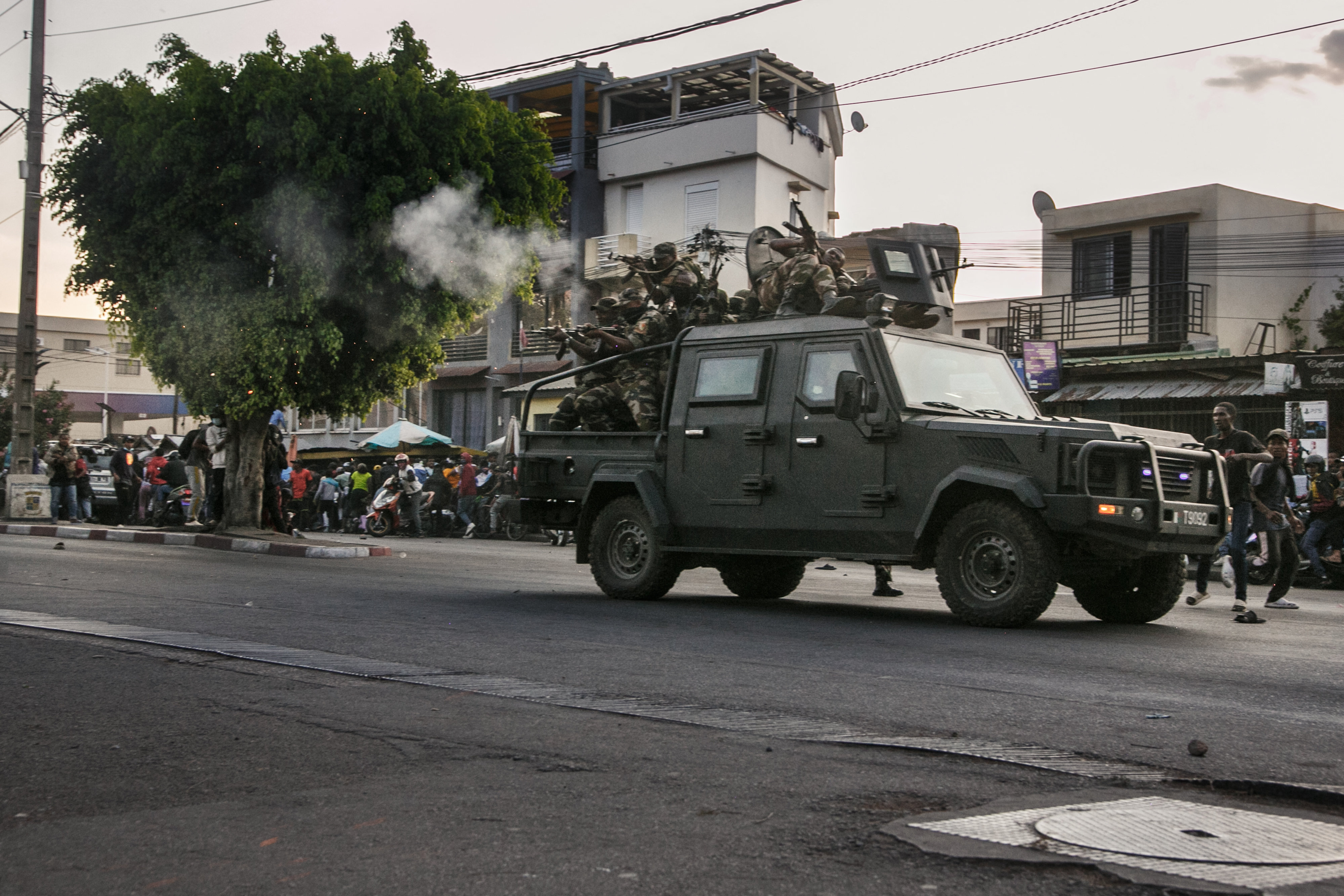 Madagascar soldiers join protesters in Antananarivo