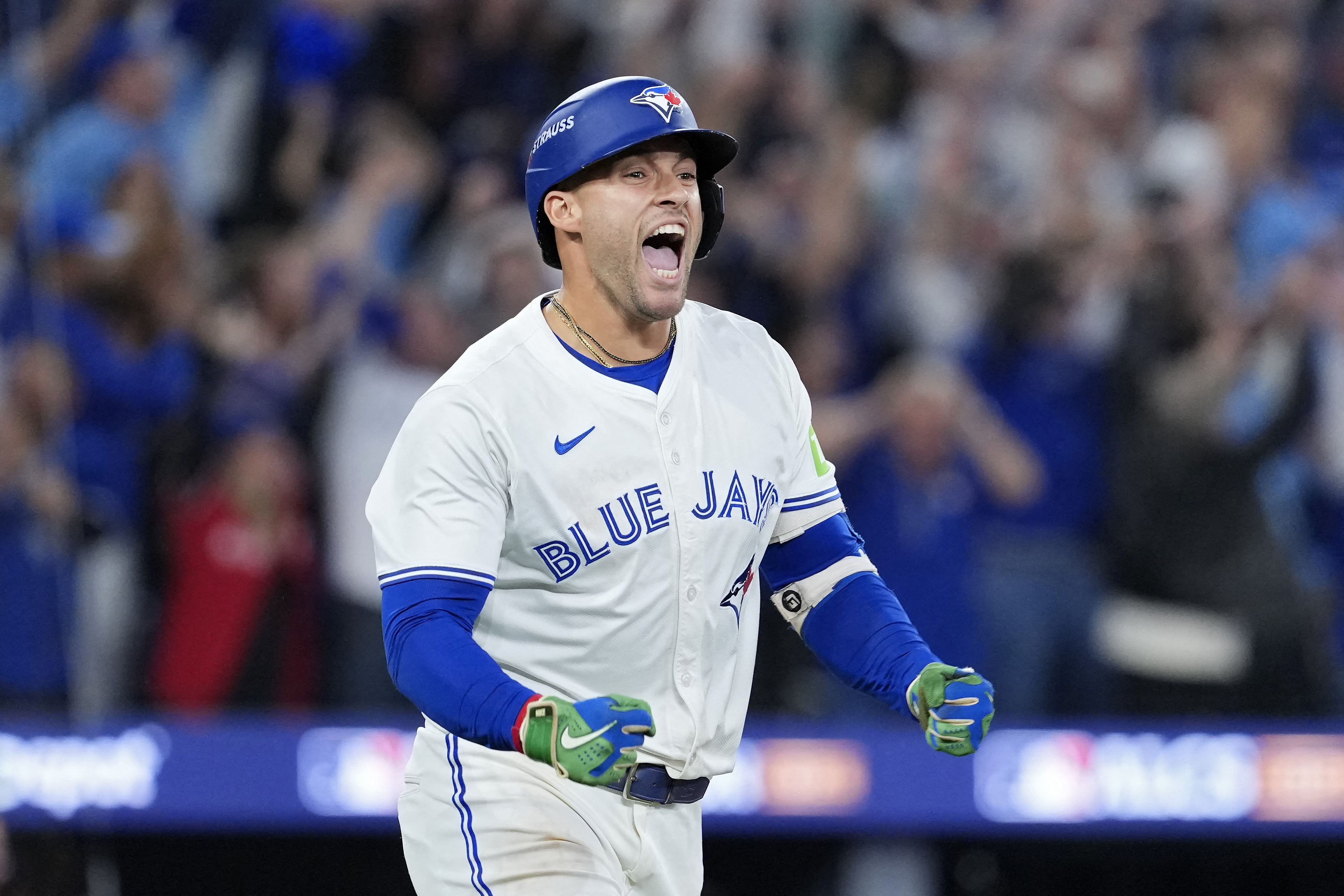 George Springer reacts.