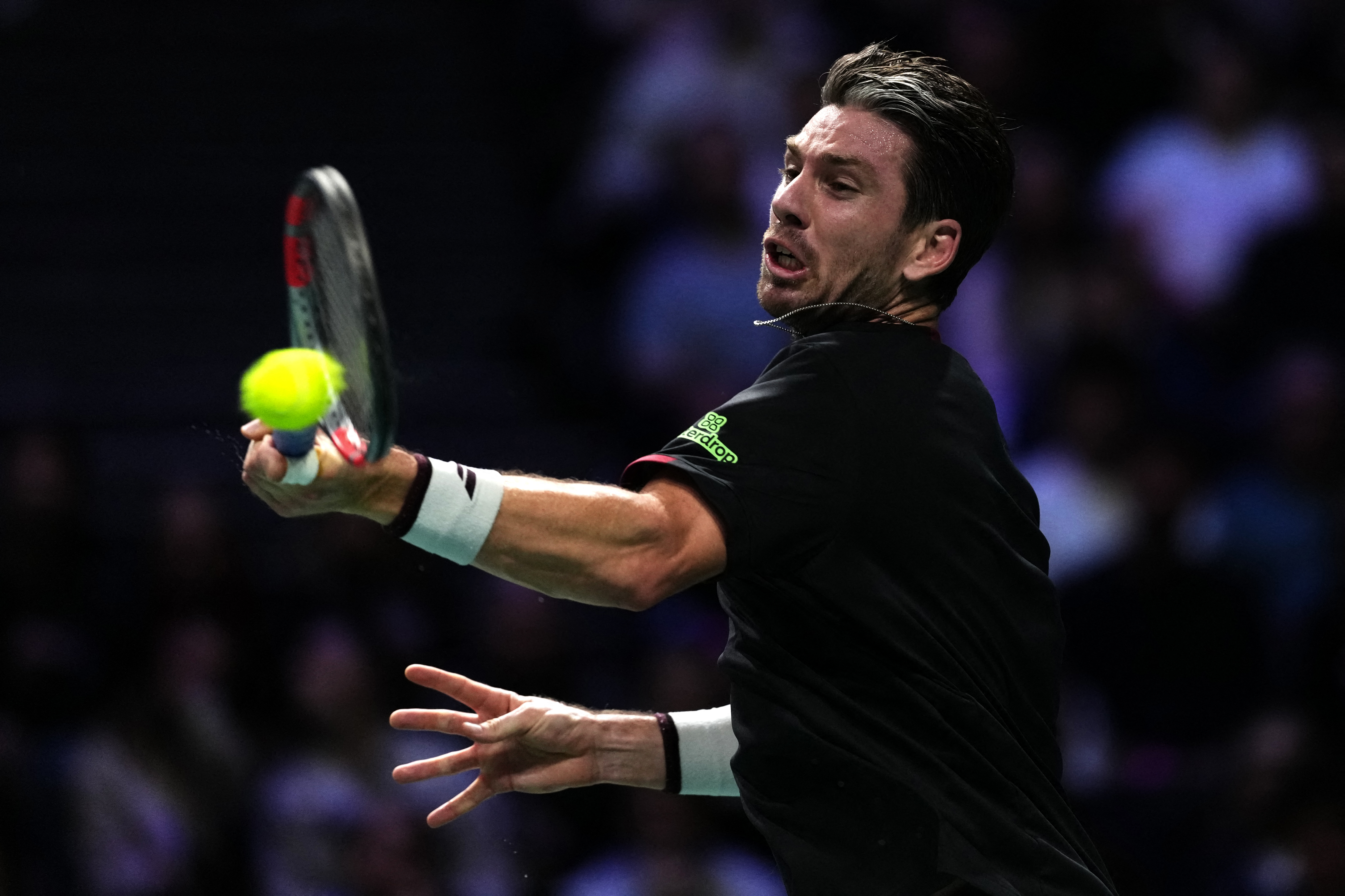 cameron Norrie in action.