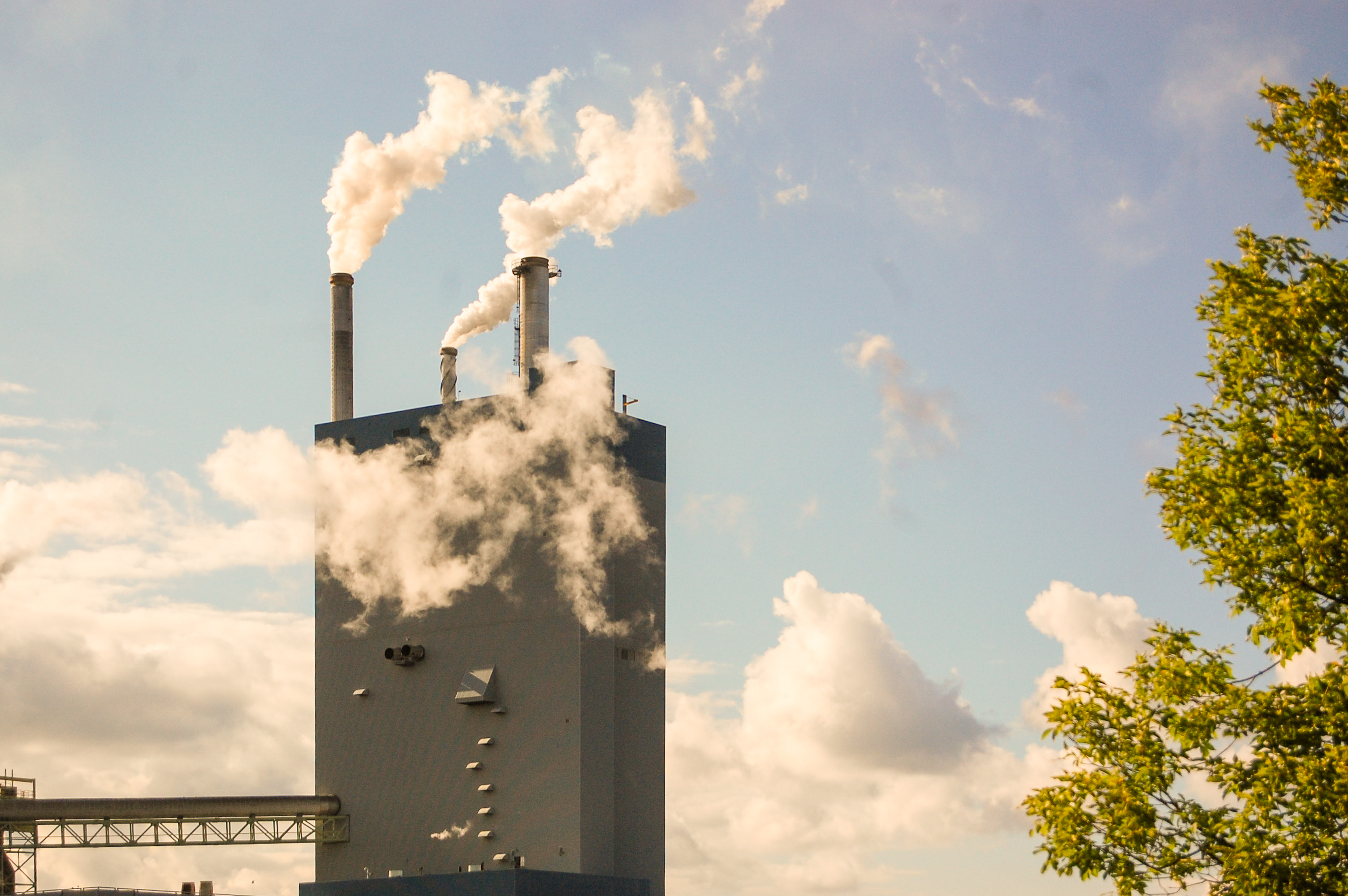 Smoke from the plant in Dryden, Ontario, that dumped mercury into the English-Wabigoon River, starting in the 1960s
