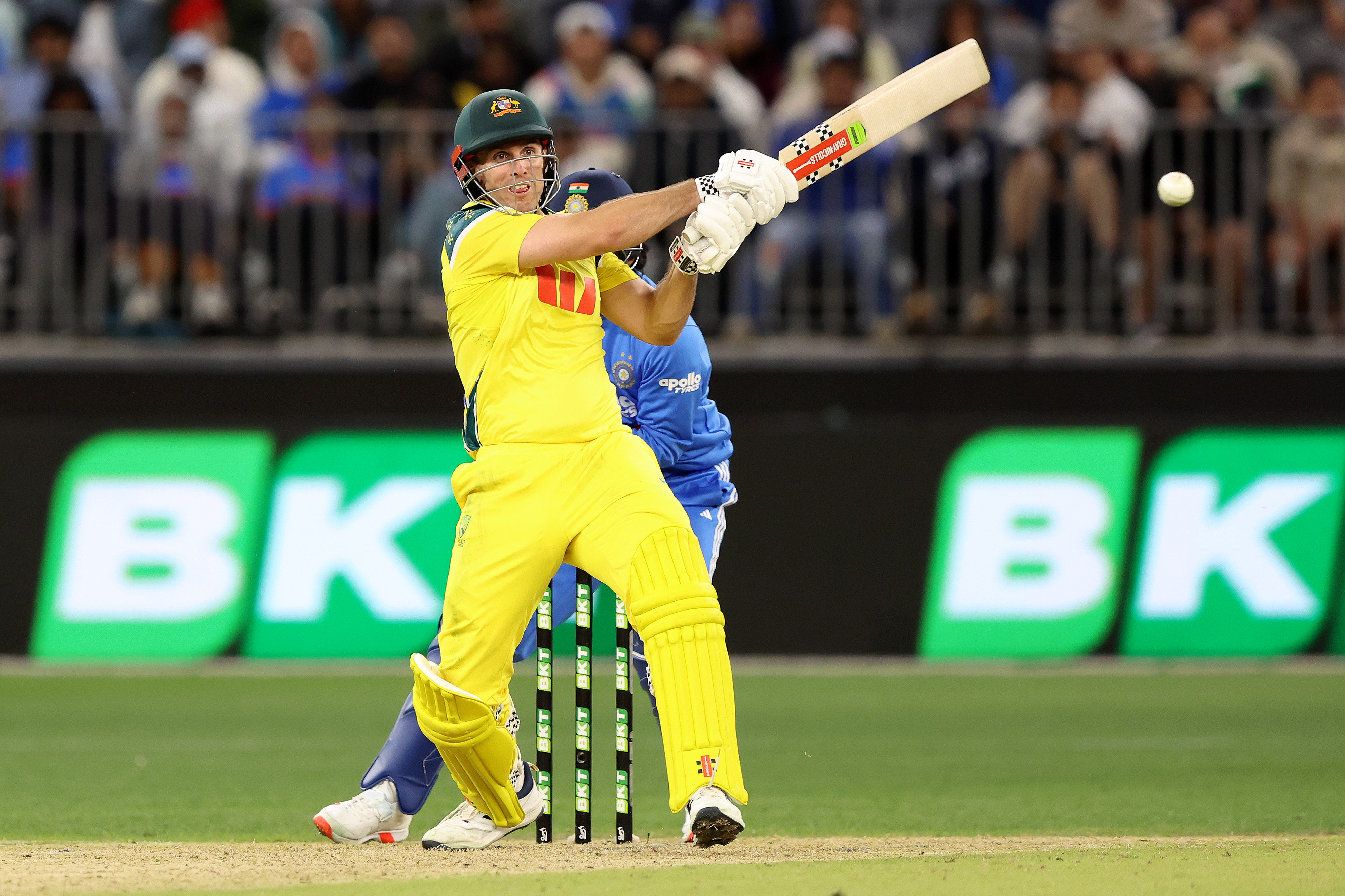 Mitchell Marsh in action.