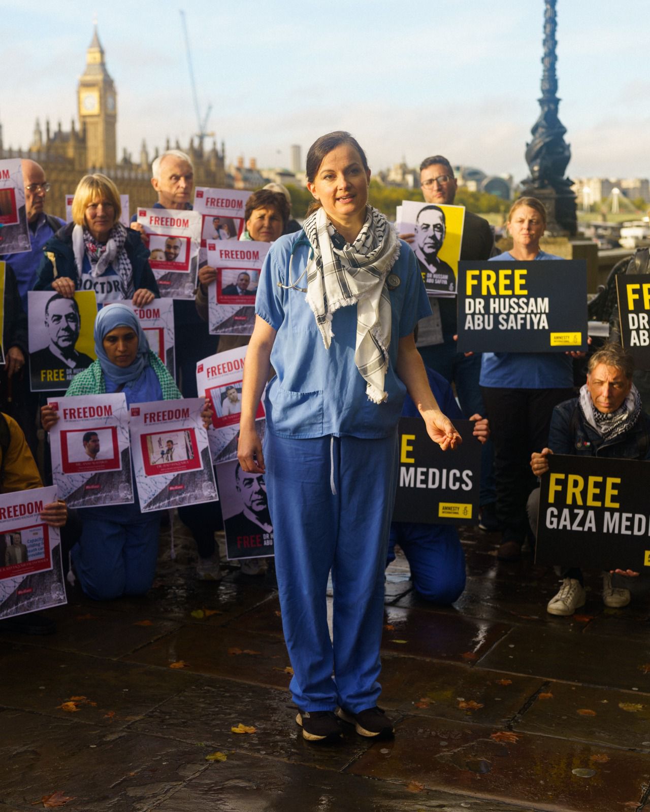 Healthcare Workers Watch Palestine London event October 20-1761123643