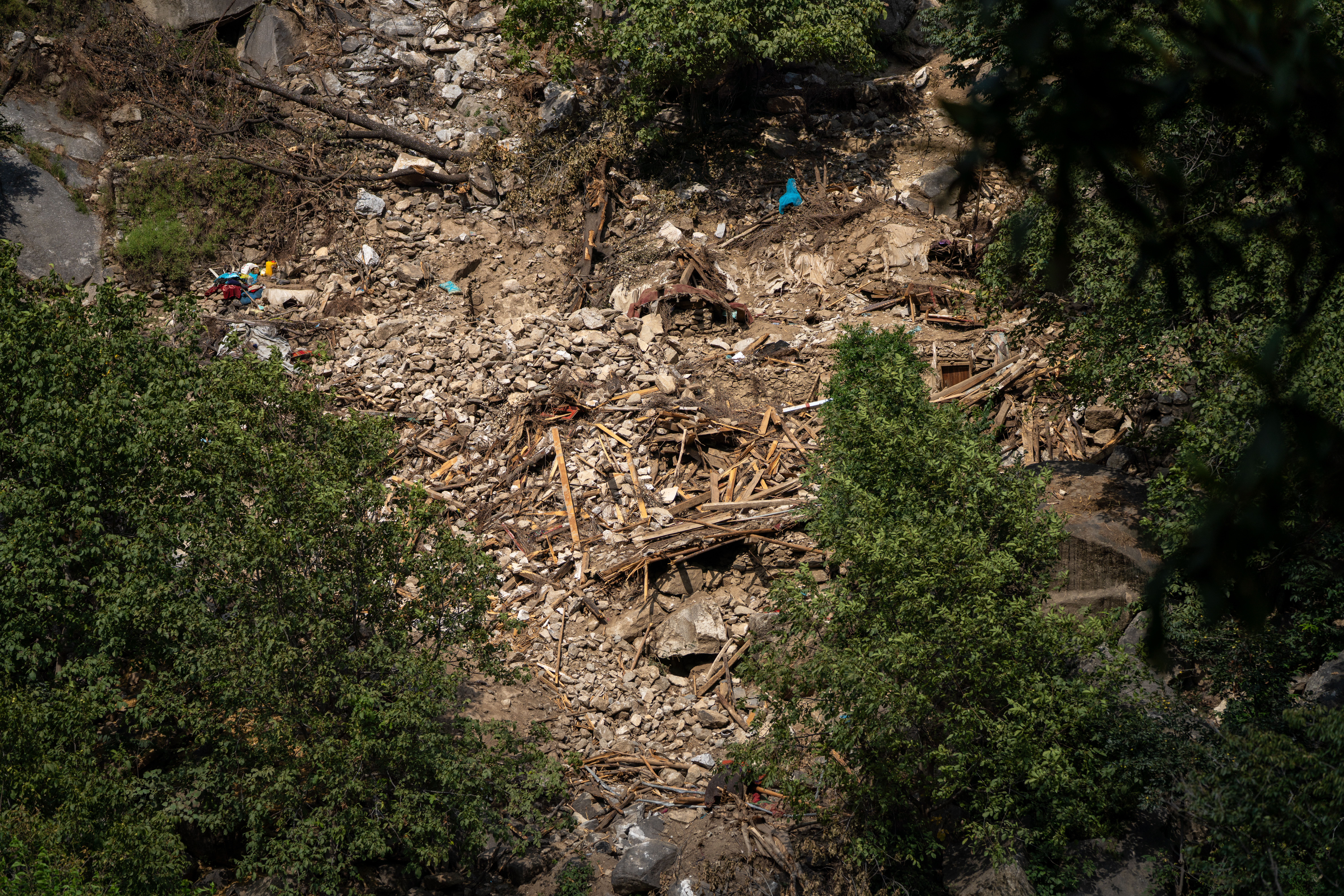 The ruins of Gulalai's home following the earthquake that struck Afghanistan in late August [Sorin Furcoi/Al Jazeera]