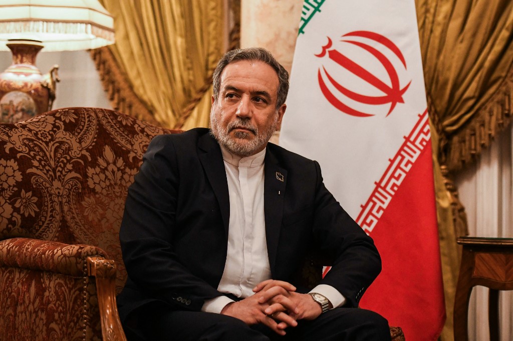 Iran's Foreign Minister Abbas Araqchi holding meeting with the Director General of the International Atomic Energy Agency (IAEA) in Cairo on September 9, 2025. [File: Ahmed Hasan/AFP]