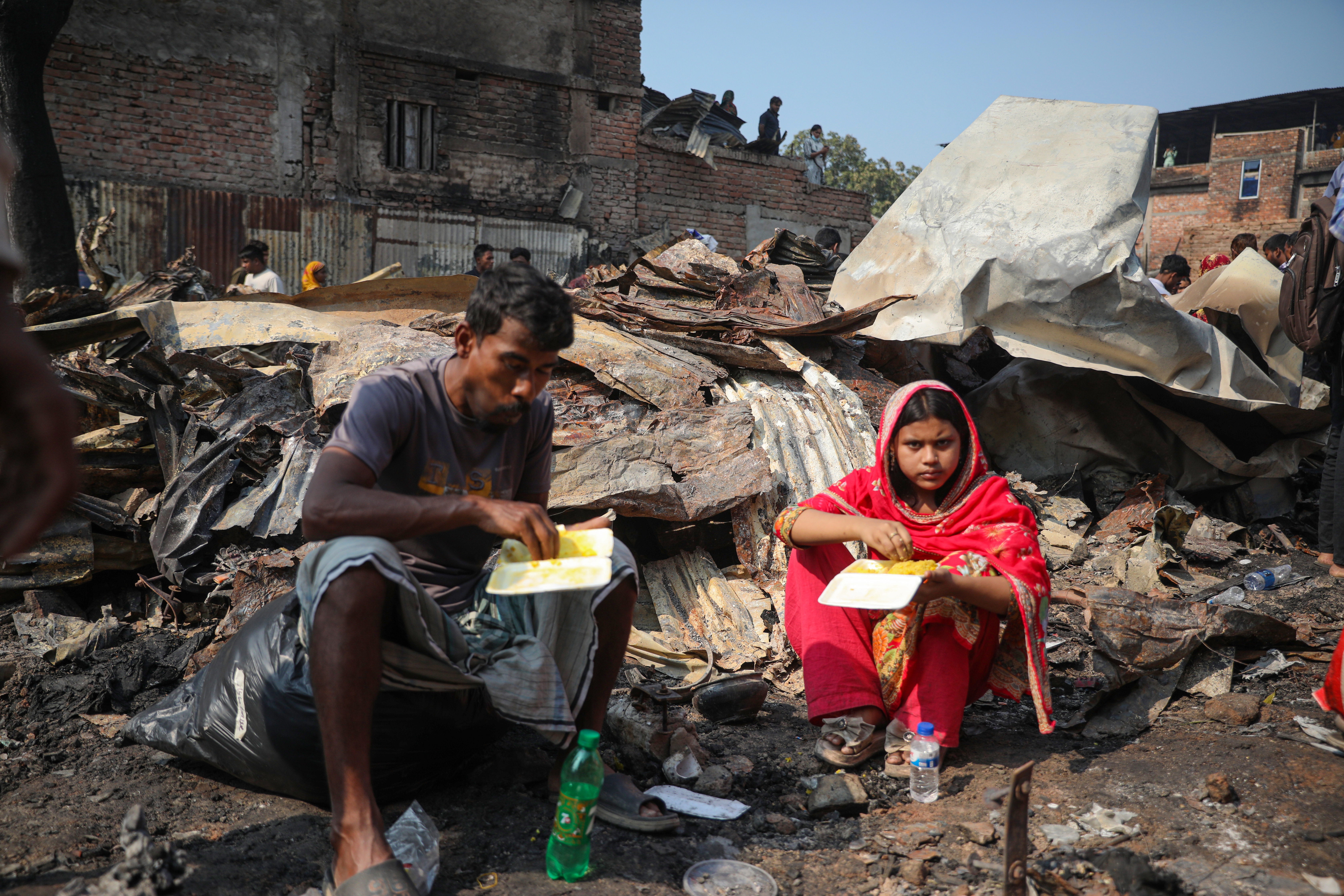 Devastating fire leaves thousands homeless in Dhaka's Korail slum