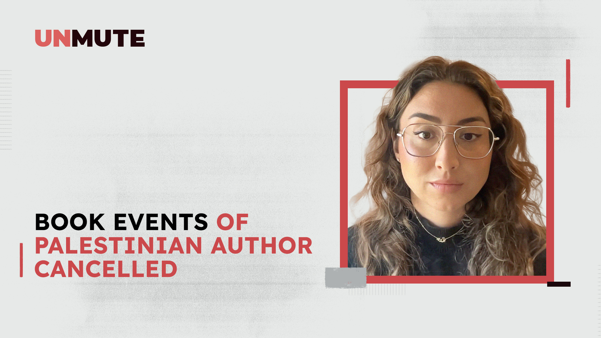 Book events of Palestinian author cancelled