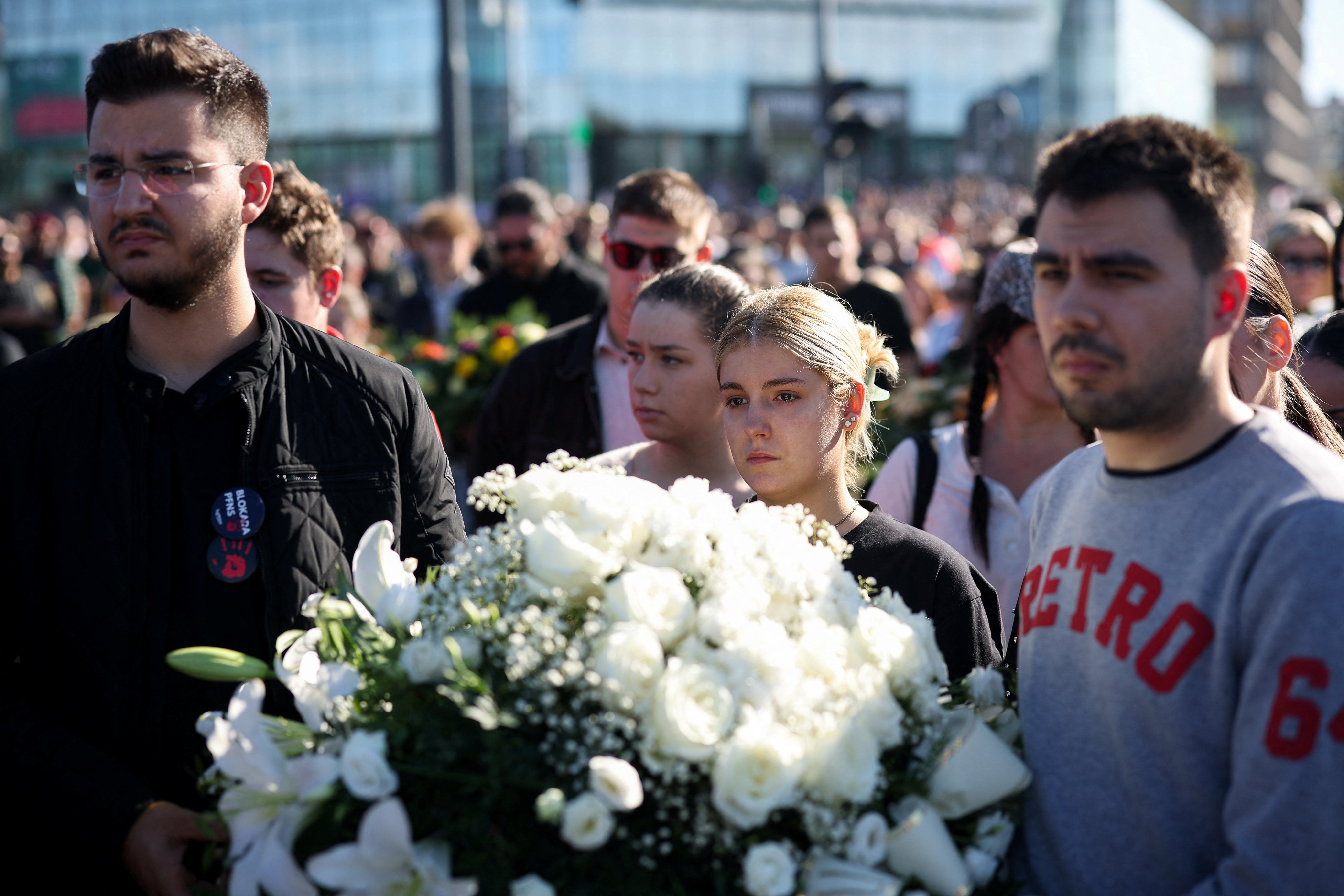Serbian students lead powerful memorial for railway disaster anniversary