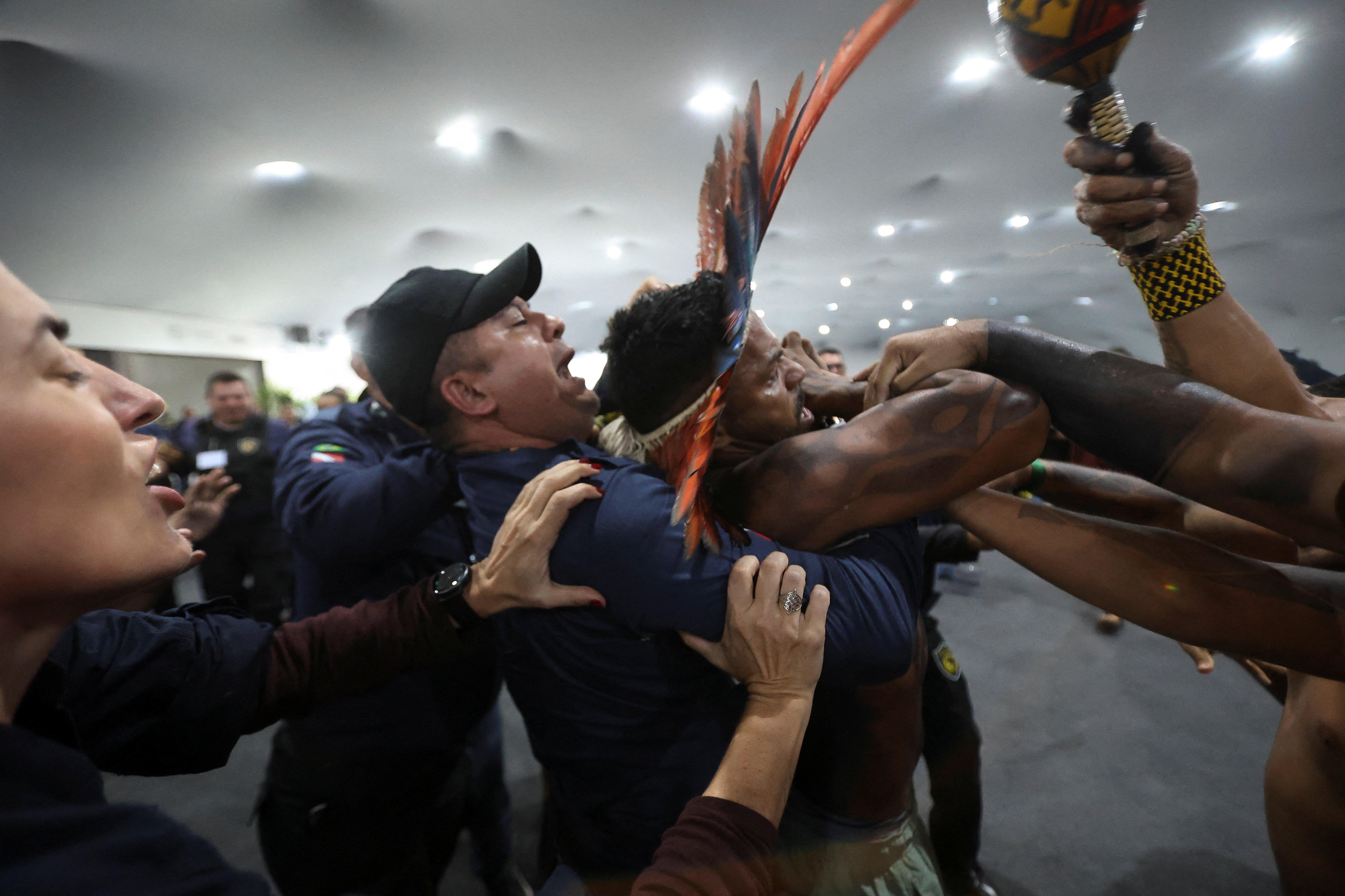 'Our land is not for sale': Indigenous people protest at COP30 in Brazil