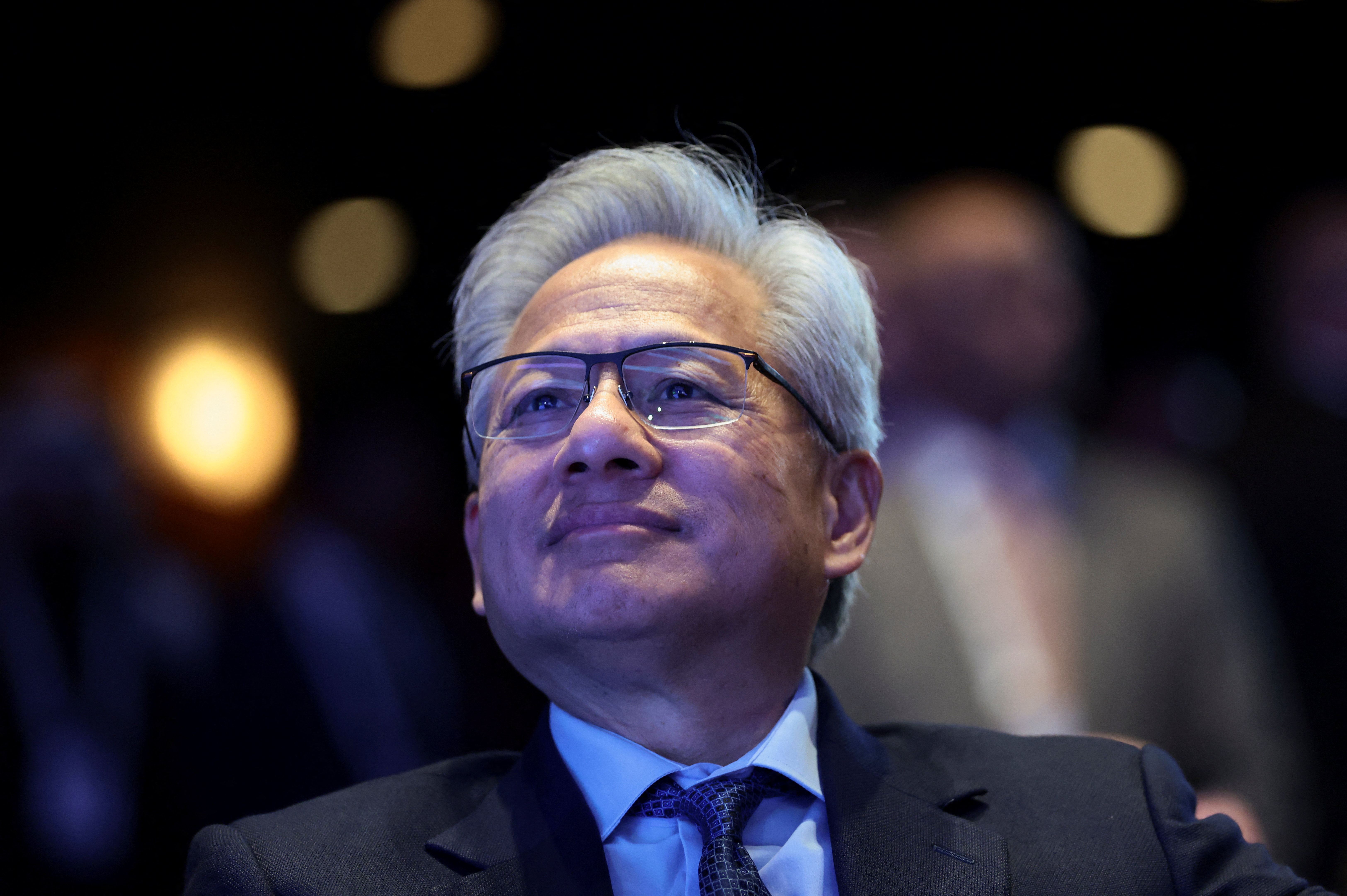 Nvidia’s strong earnings comes a day after signing a new cloud services agreement with Anthropic [Evelyn Hockstein/Reuters]